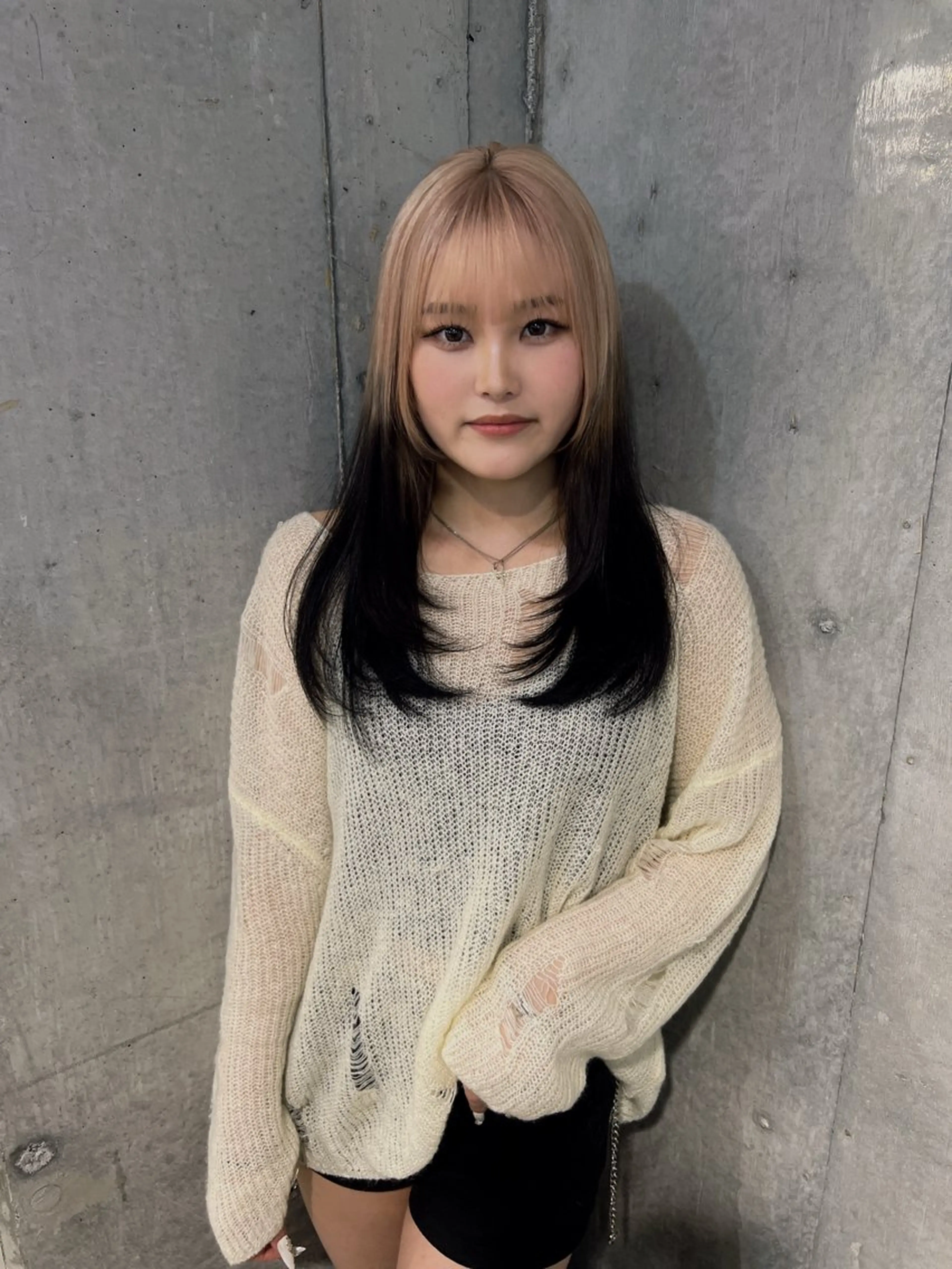 カラー ヘアカラー はなえ/ブリーチ/複 雑履歴修正のヘアスタイル