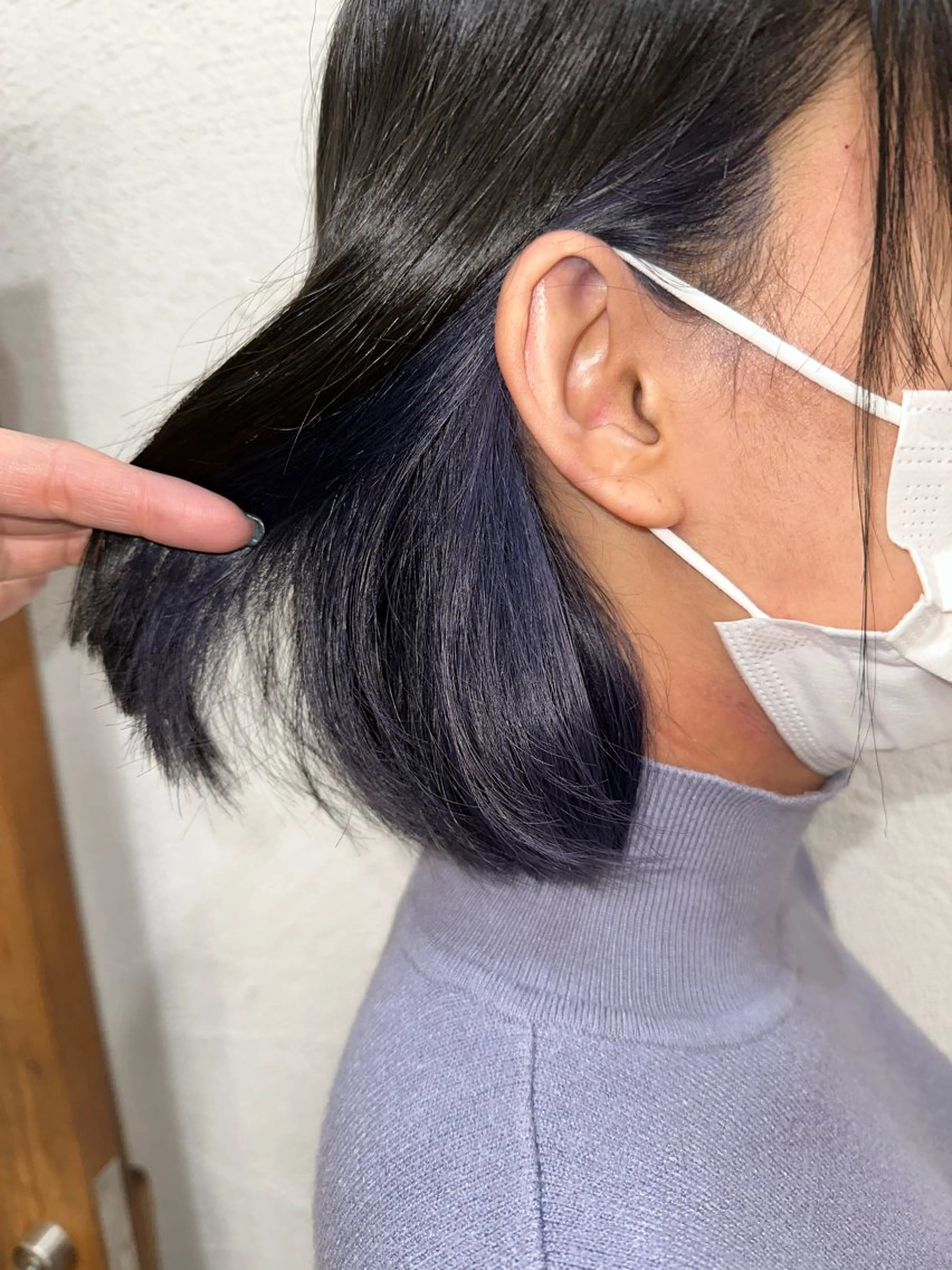 ショート カラー インナーカラー 都築 優菜のヘアスタイル