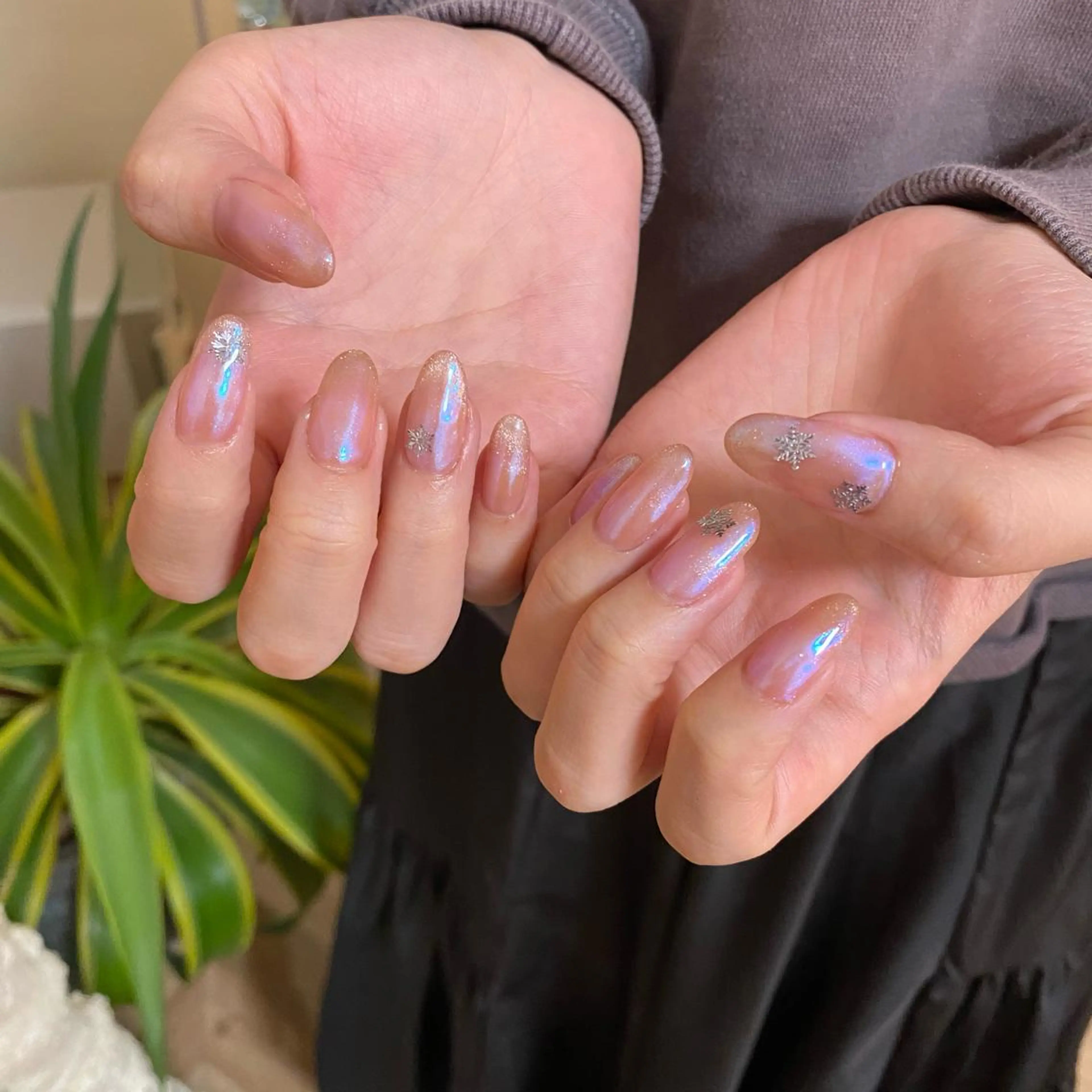 ネイル ハンドネイル Amber21.所属・Nagahama Akariのネイルデザイン