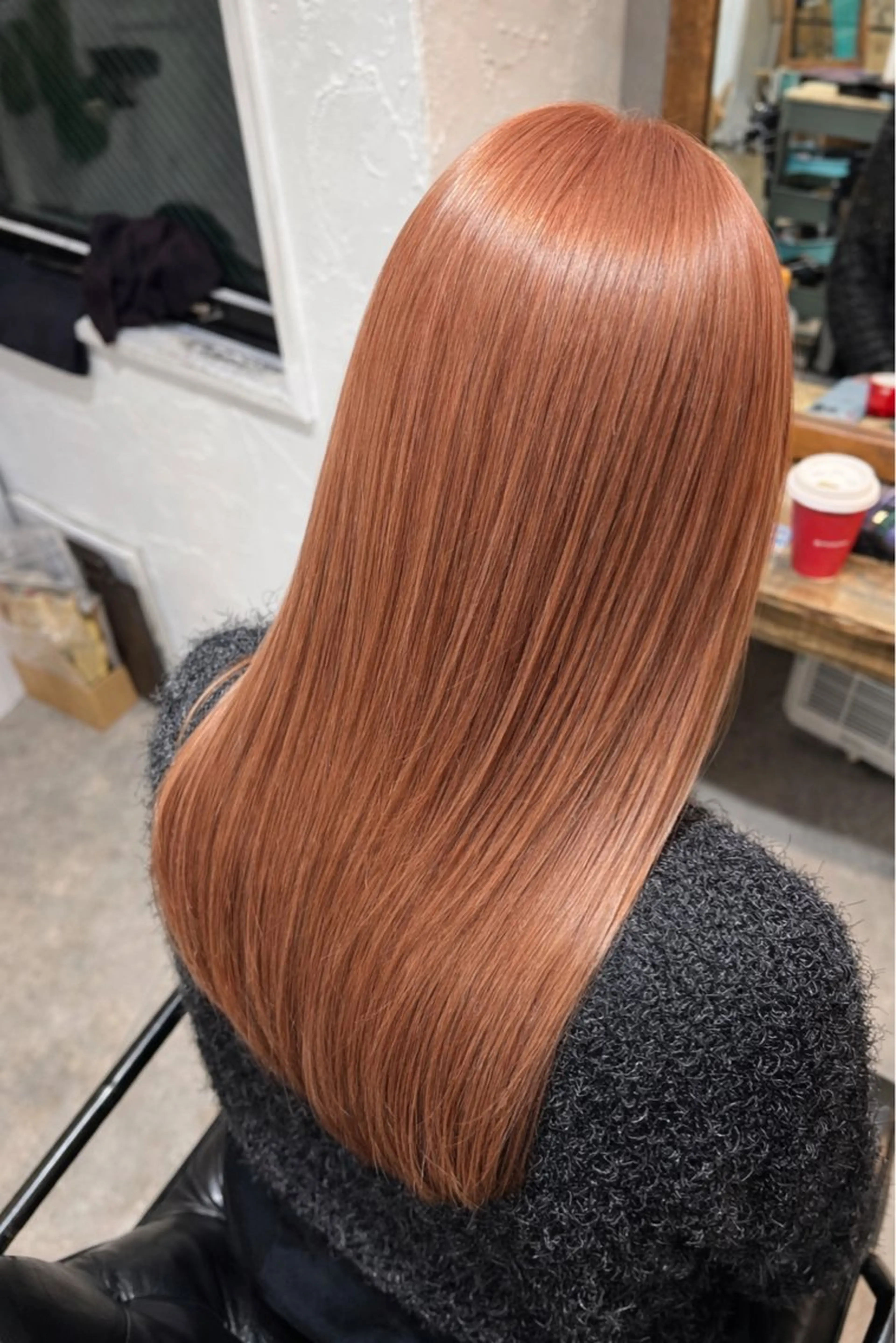 セミロング 髪質改善専門店 エイジングケアのヘアスタイル