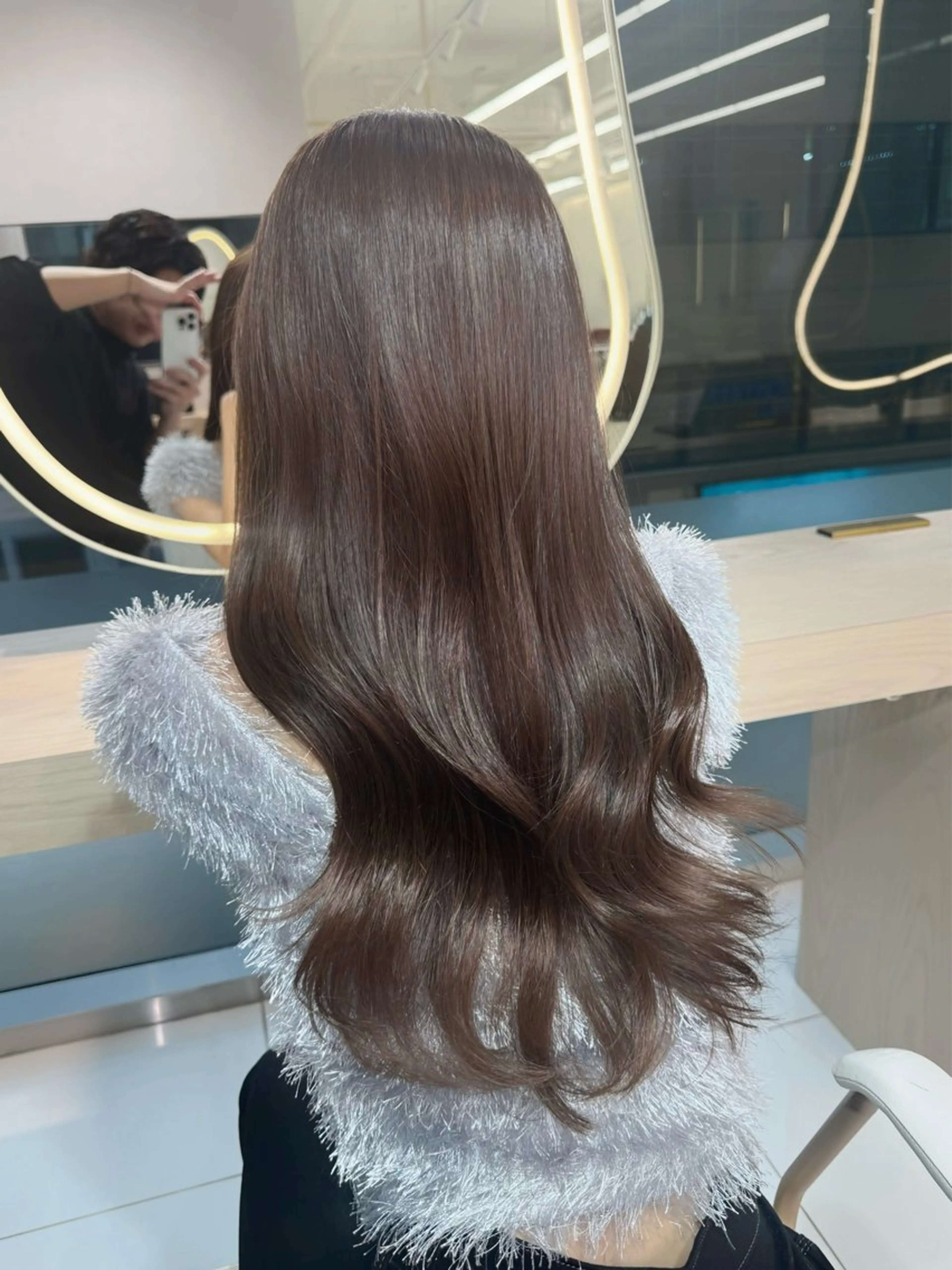 ロング レイヤー/韓国/ 顔周り/しんやのヘアスタイル