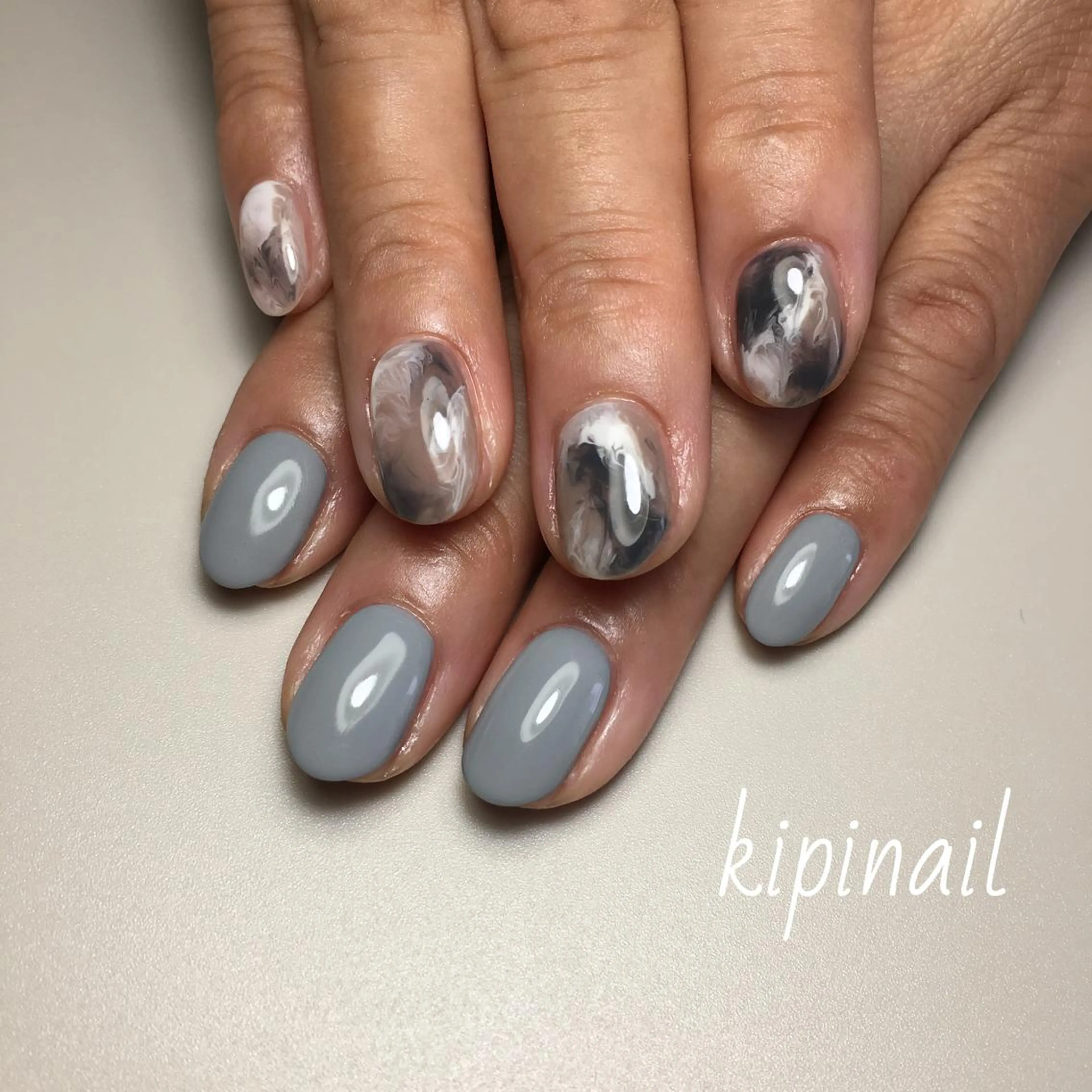 ネイル アートネイル ニュアンスネイル ハンドネイル kipinail 川﨑えりかのネイルデザイン