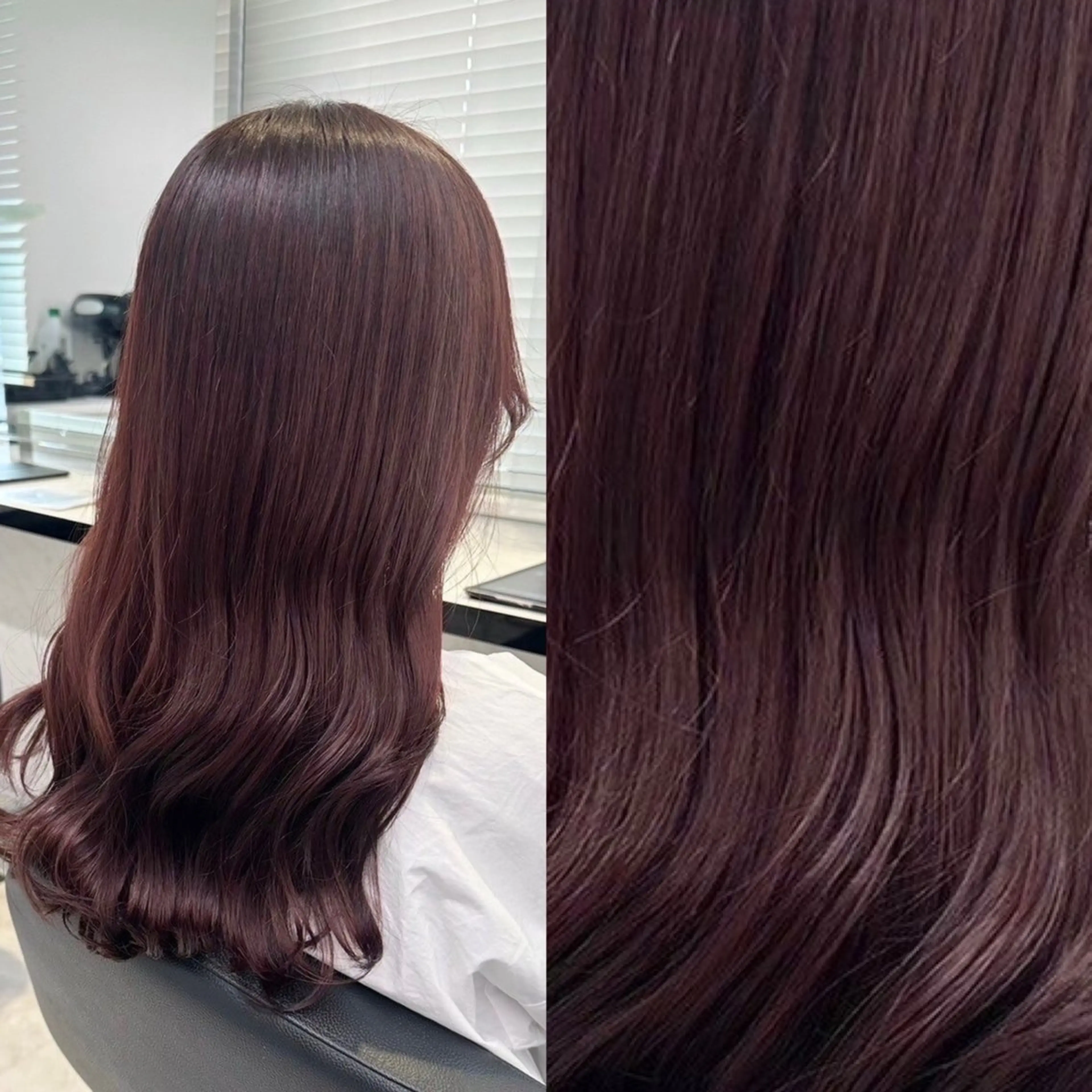 ロング カラー ブリーチ ブリーチなしカラー 髪質改善 トリートメント 💗愛され暖色💗 ピンク/レッド💗のヘアスタイル