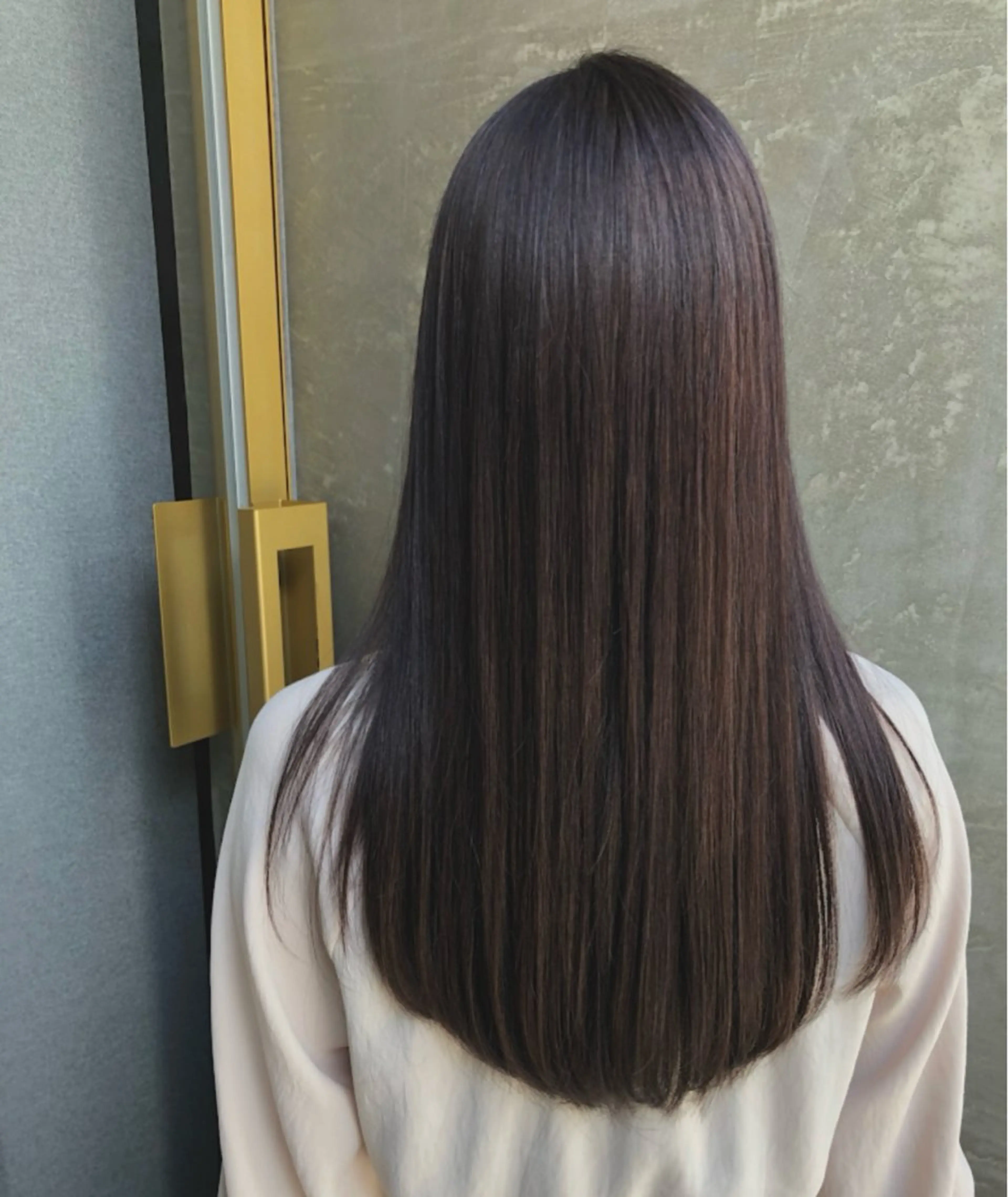 ロング カット 縮毛矯正 トリートメント SHIN 白楽店/Loops所属・髪質改善/かわの ひとしのヘアスタイル