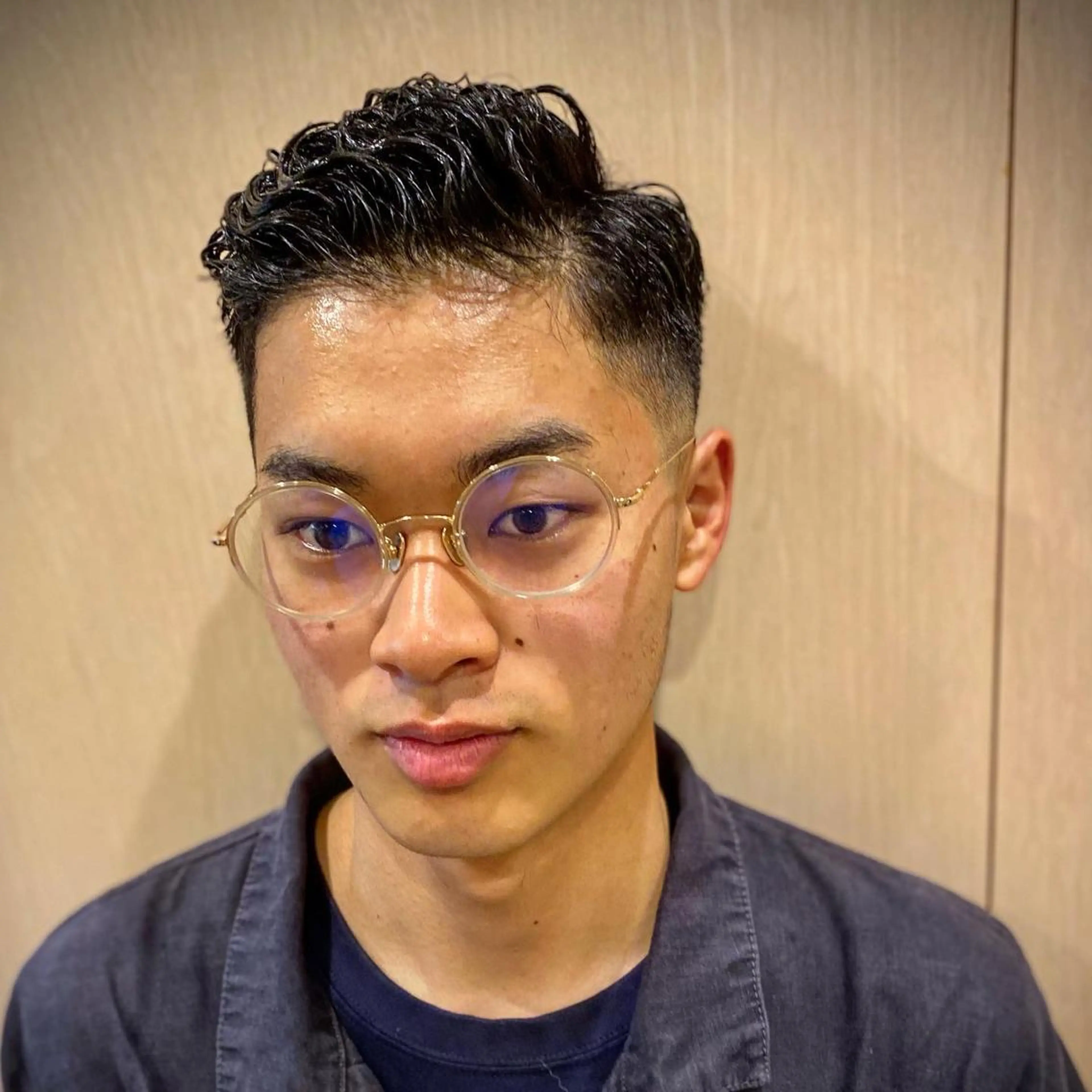 ショート パーマ メンズ 山田 哲平のヘアスタイル