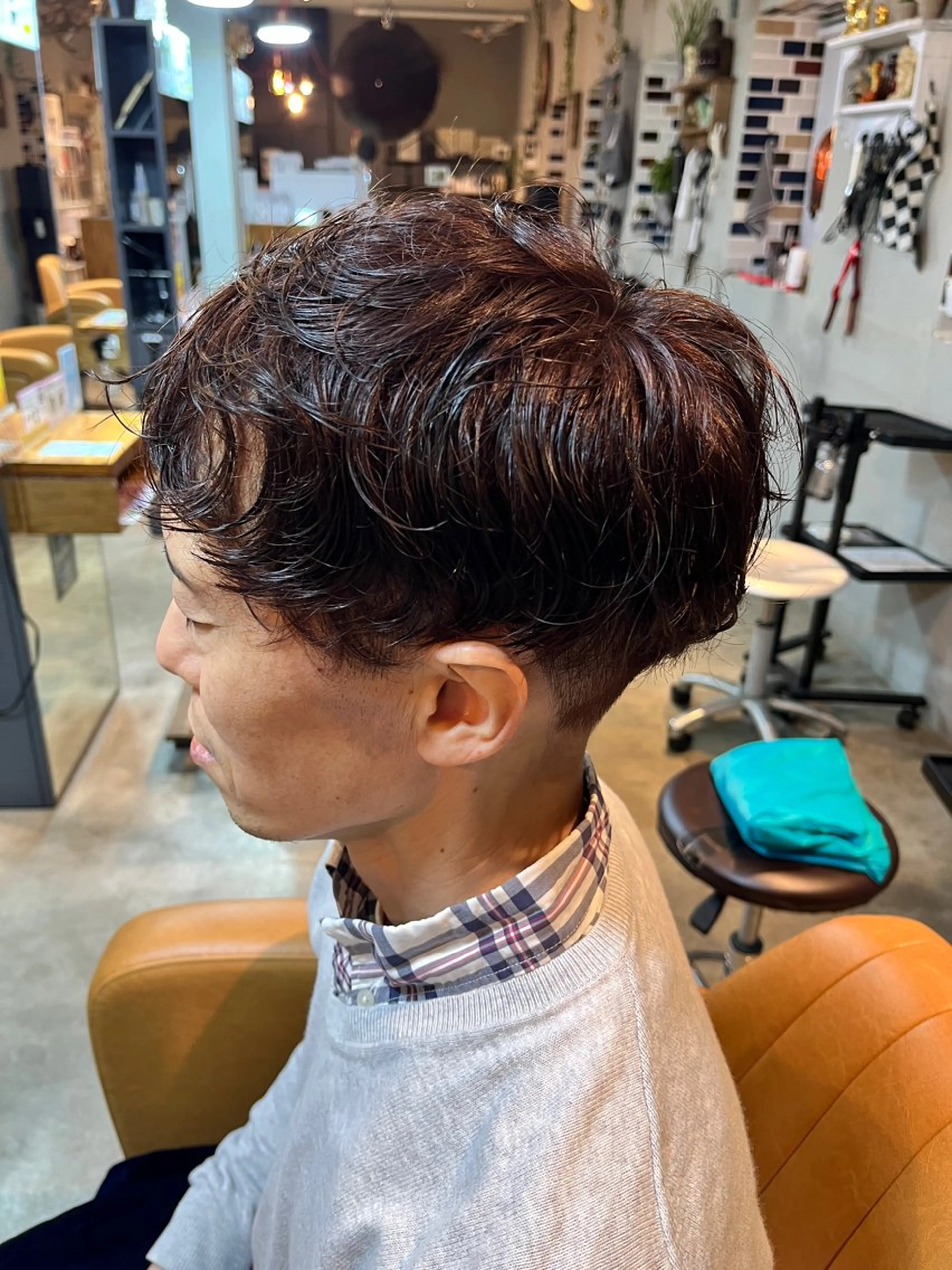 ショート カラー メンズ ヘアカラー 鈴木 知希のヘアスタイル