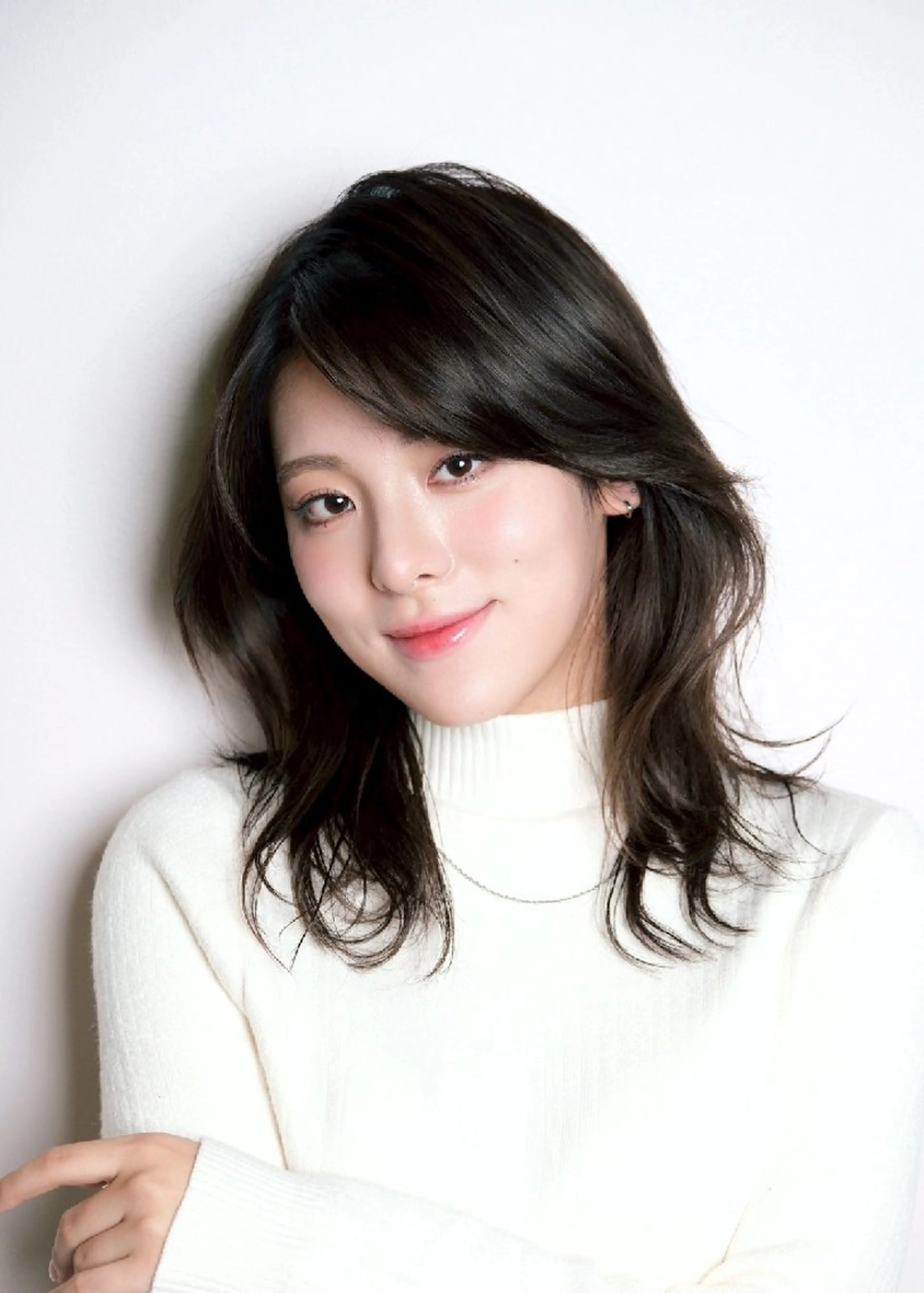 ミディアム ハイライト GRANMASH所属・ホリウチ ユキエのヘアスタイル