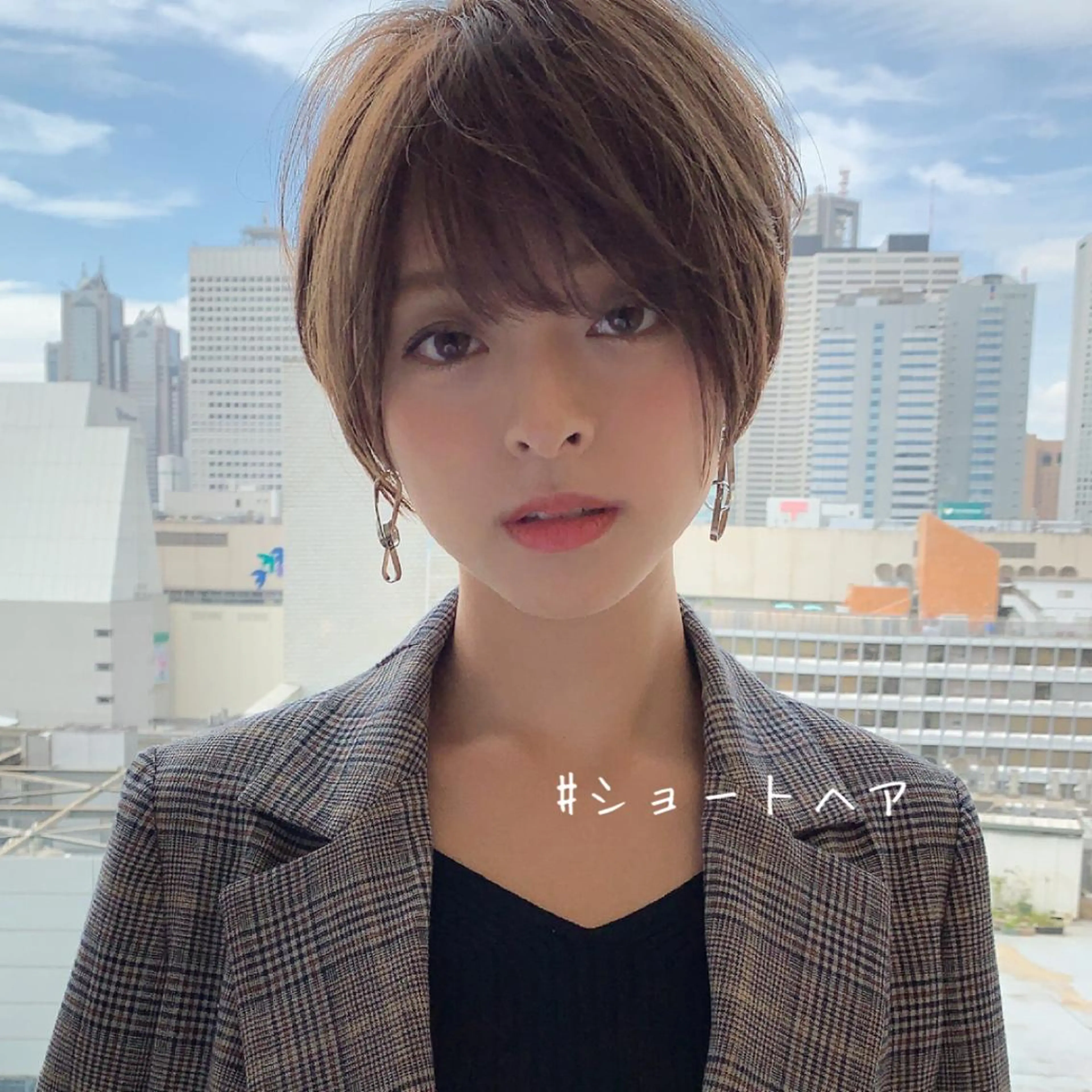 ショート ショートヘア 小顔カット カット ヘアカラー トリートメント ショート、ボブの神✨ 峯朋也✂︎✨のヘアスタイル