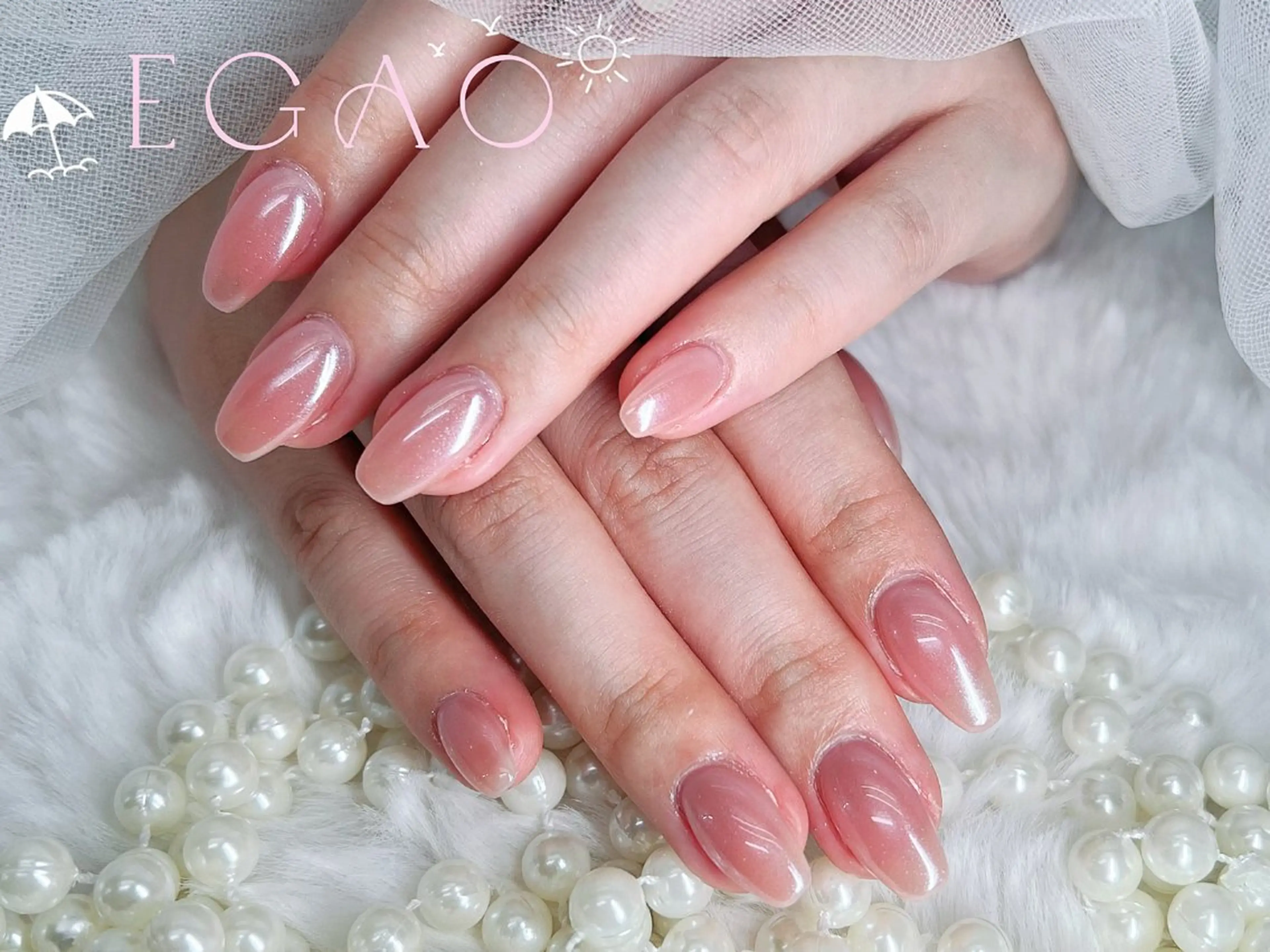 ネイル アートネイル フットネイル フレンチネイル ジェルネイル グラデーション ハンドネイル Egao Nail Salonのネイルデザイン