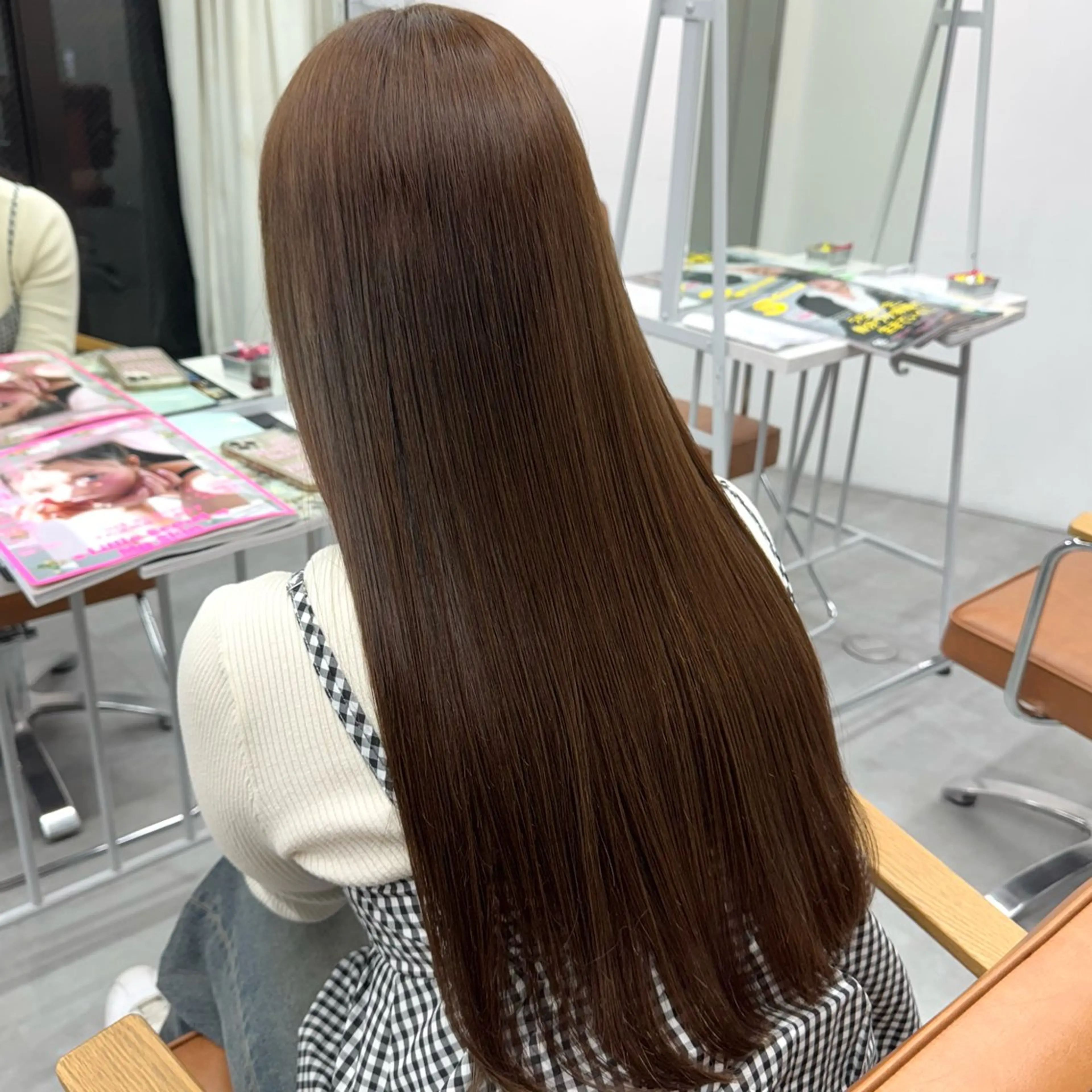 ロング カラー ヘアアレンジ ヘアカラー ブリーチなしカラー /新百合ヶ丘/安形翔のヘアスタイル