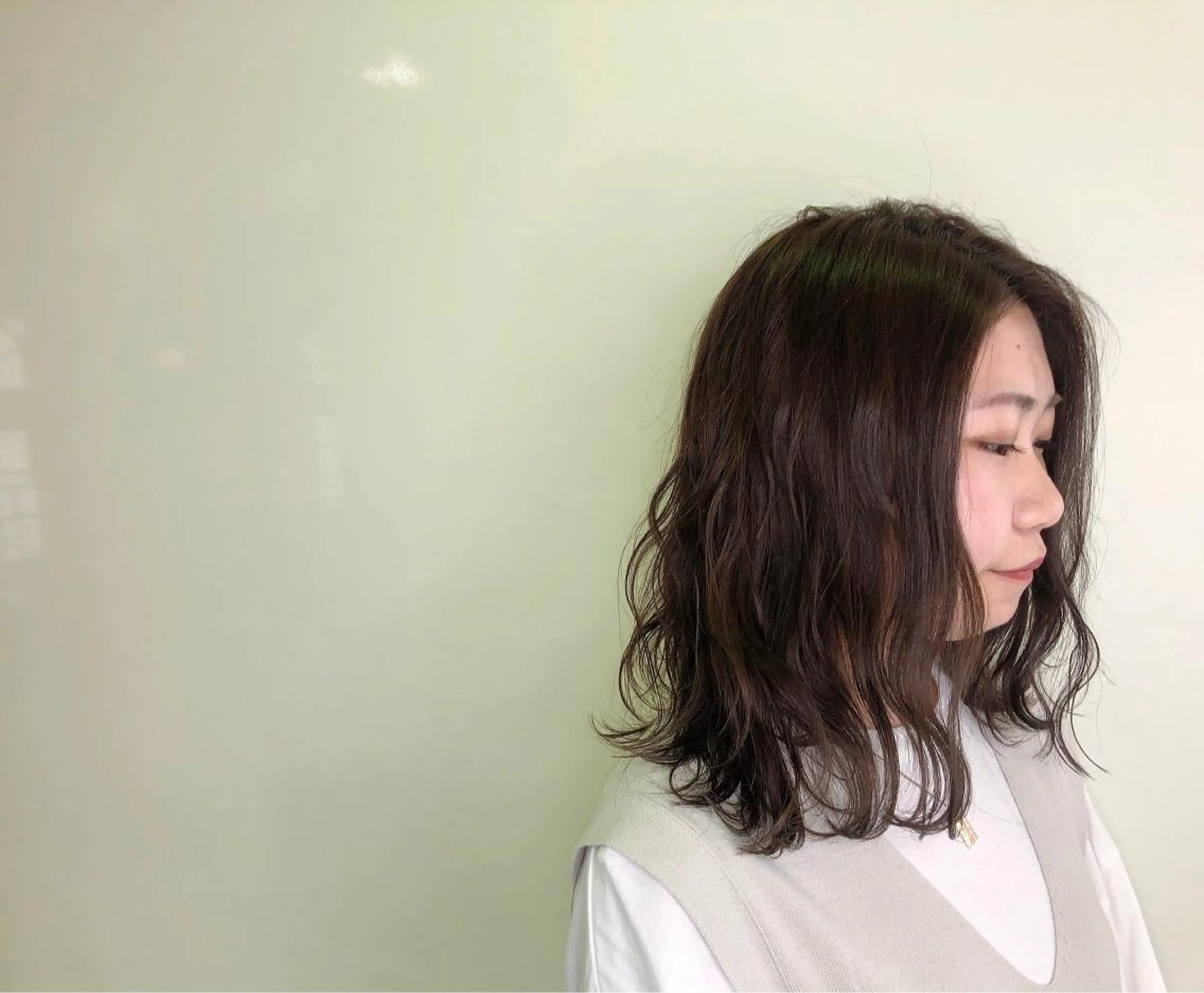 ミディアム カラー Kou所属・💜髪質改善美髪💜 星野清光のヘアスタイル