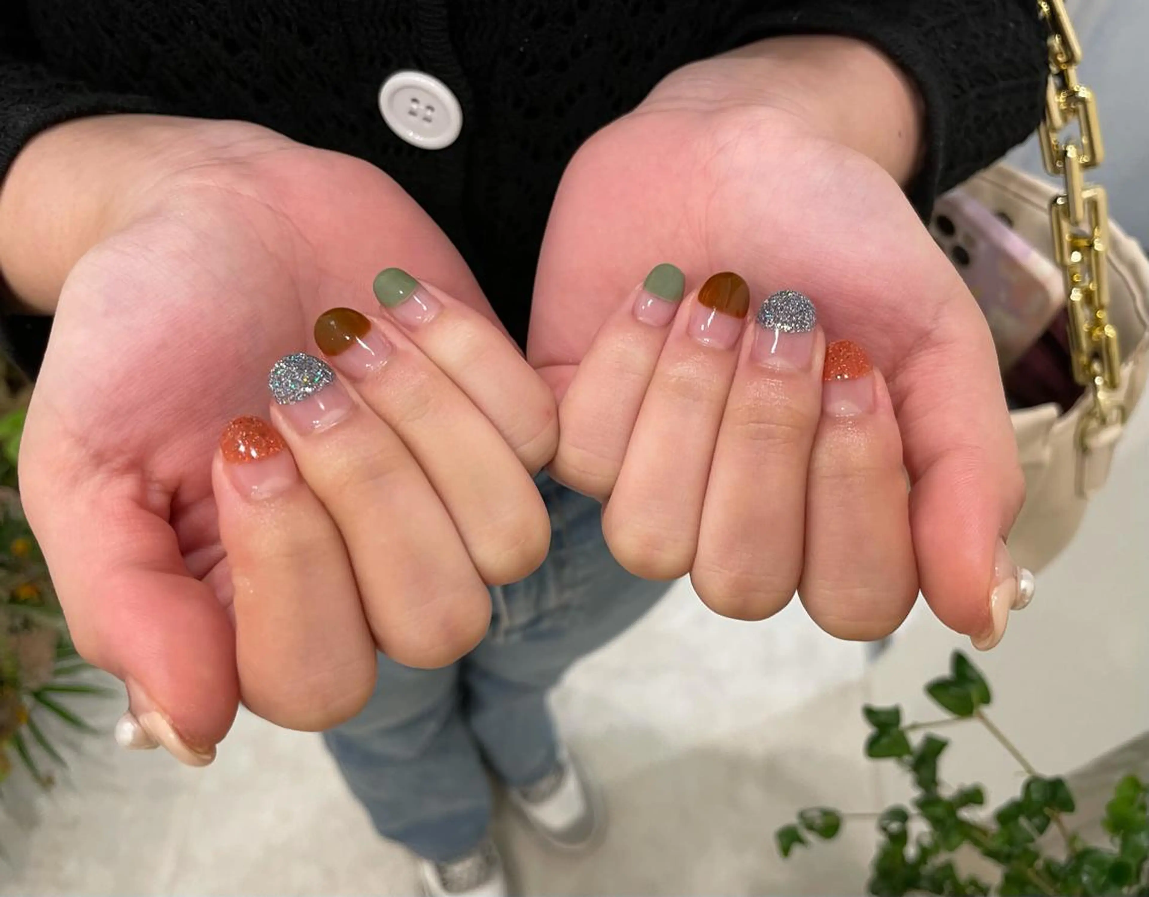 ネイル 持ち込み ニュアンスネイル ハンドネイル miu nail所属・MIUNail YUMIのネイルデザイン