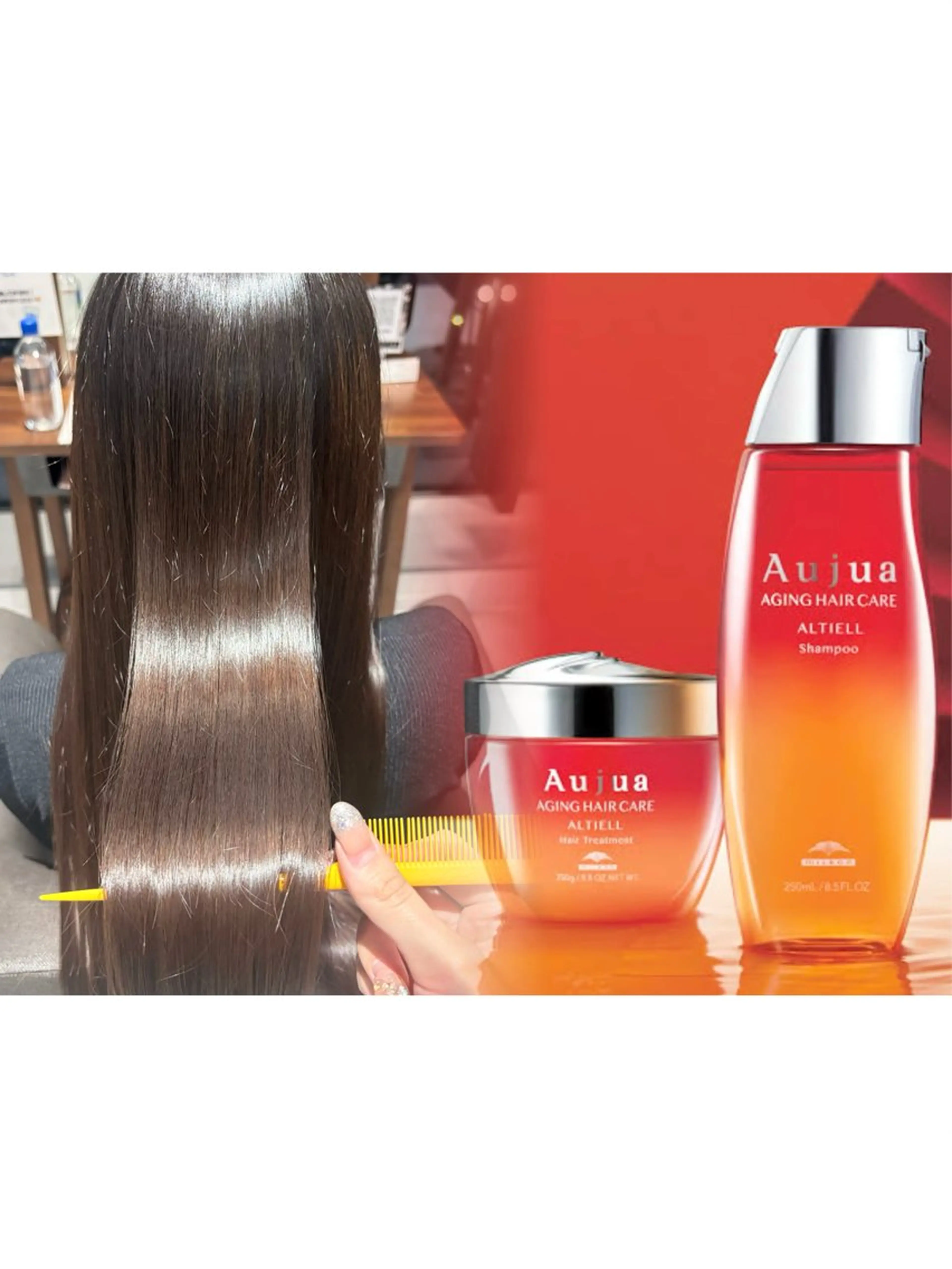 🌸超贅沢コース🌸【似合わせカット＆髪質改善カラー＆髪質改善オージュア5step】の写真