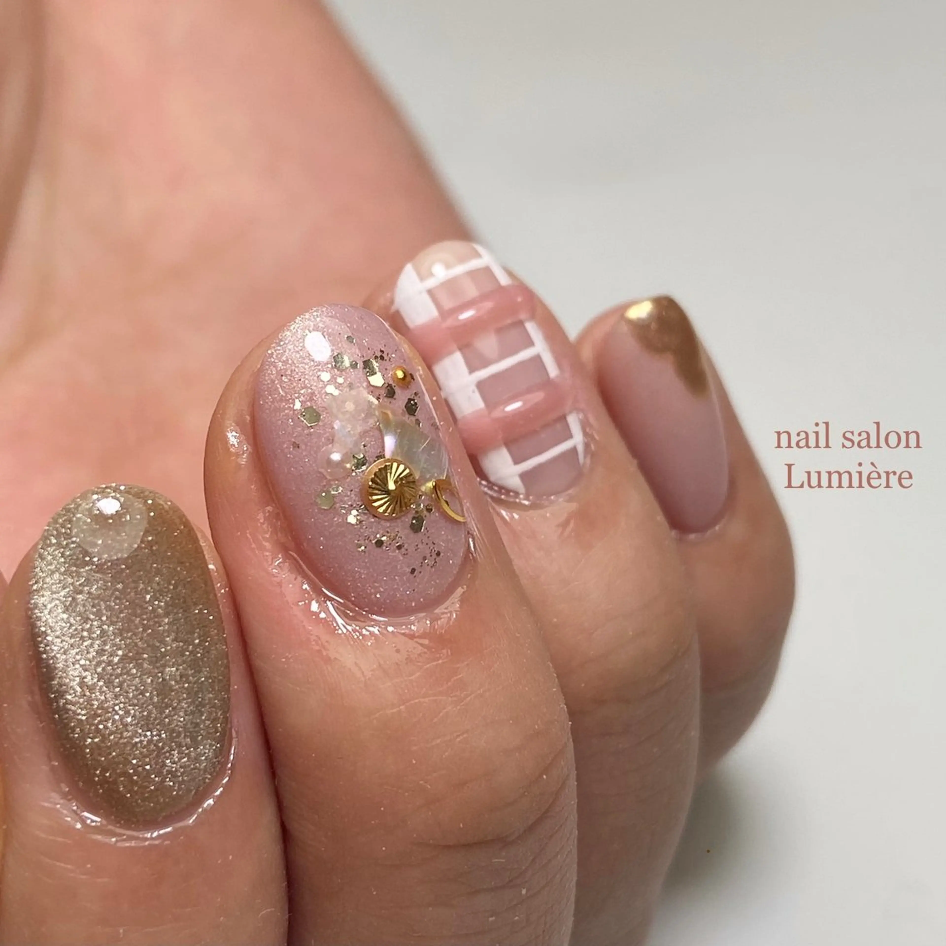 ネイル ハンドネイル nail salon Lumièreのネイルデザイン