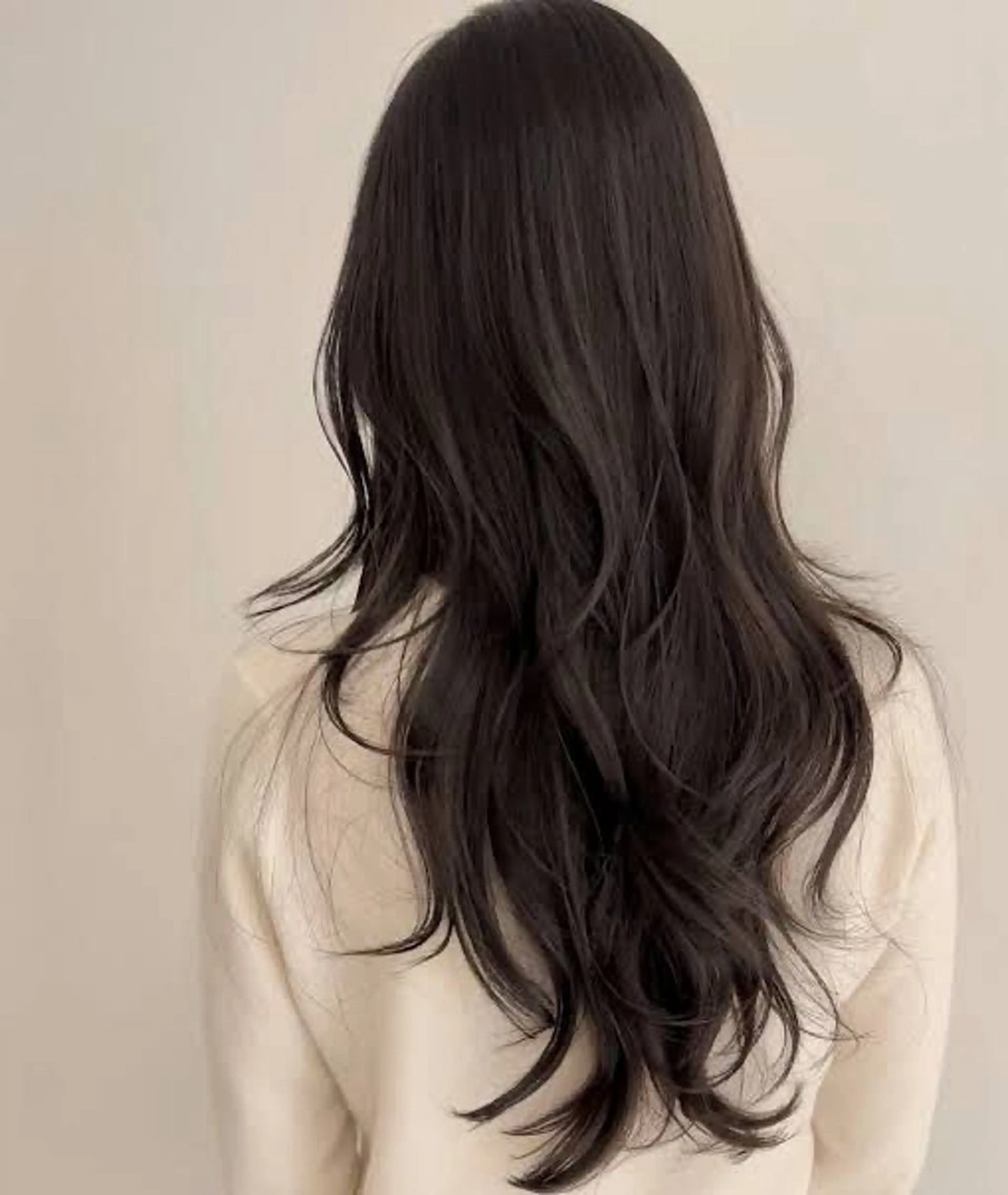 ロング パーマ 韓国式レイヤー パーマ🇰🇷のヘアスタイル