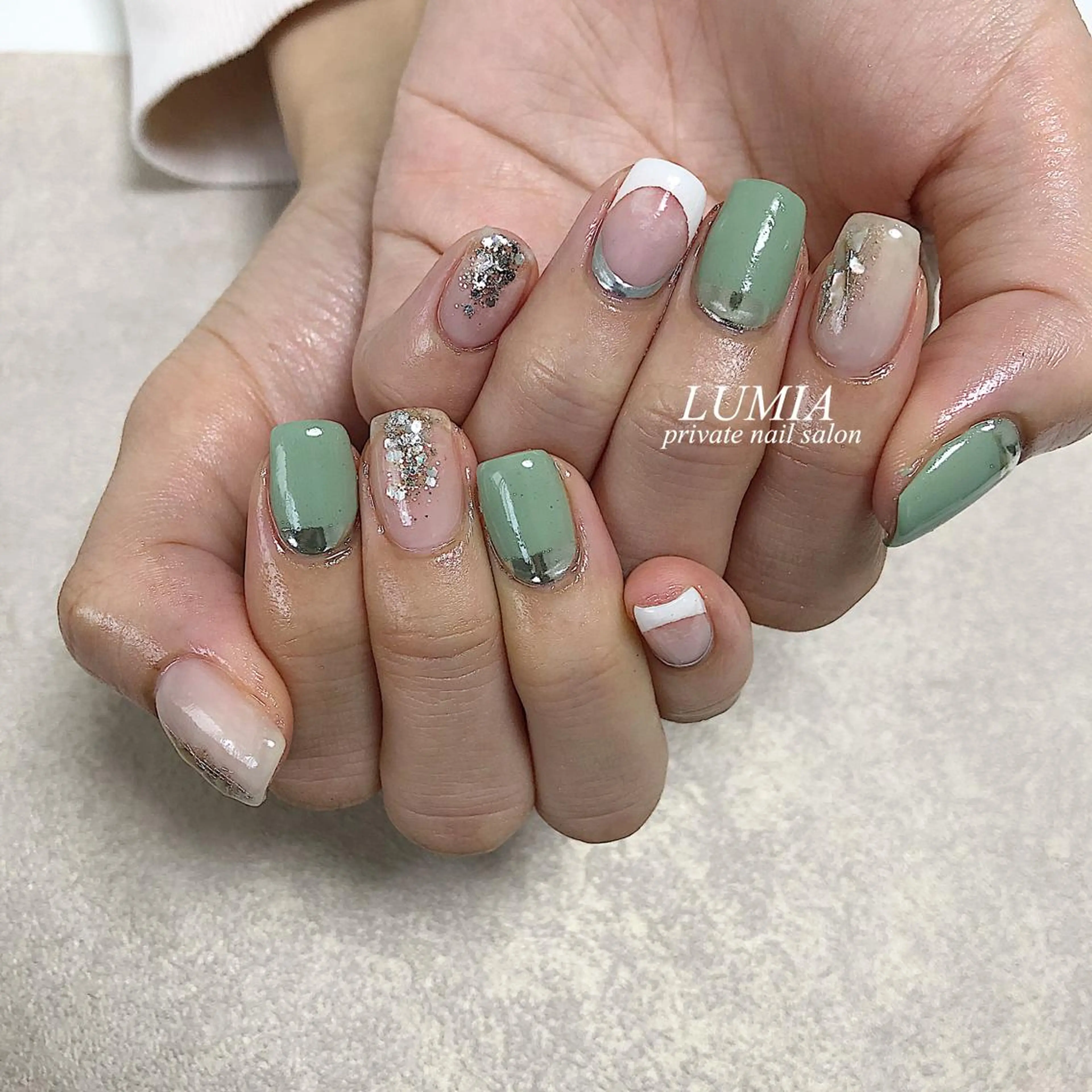 ネイル nail&eyelash Rine所属・Rine 放出 (リネ)のネイルデザイン
