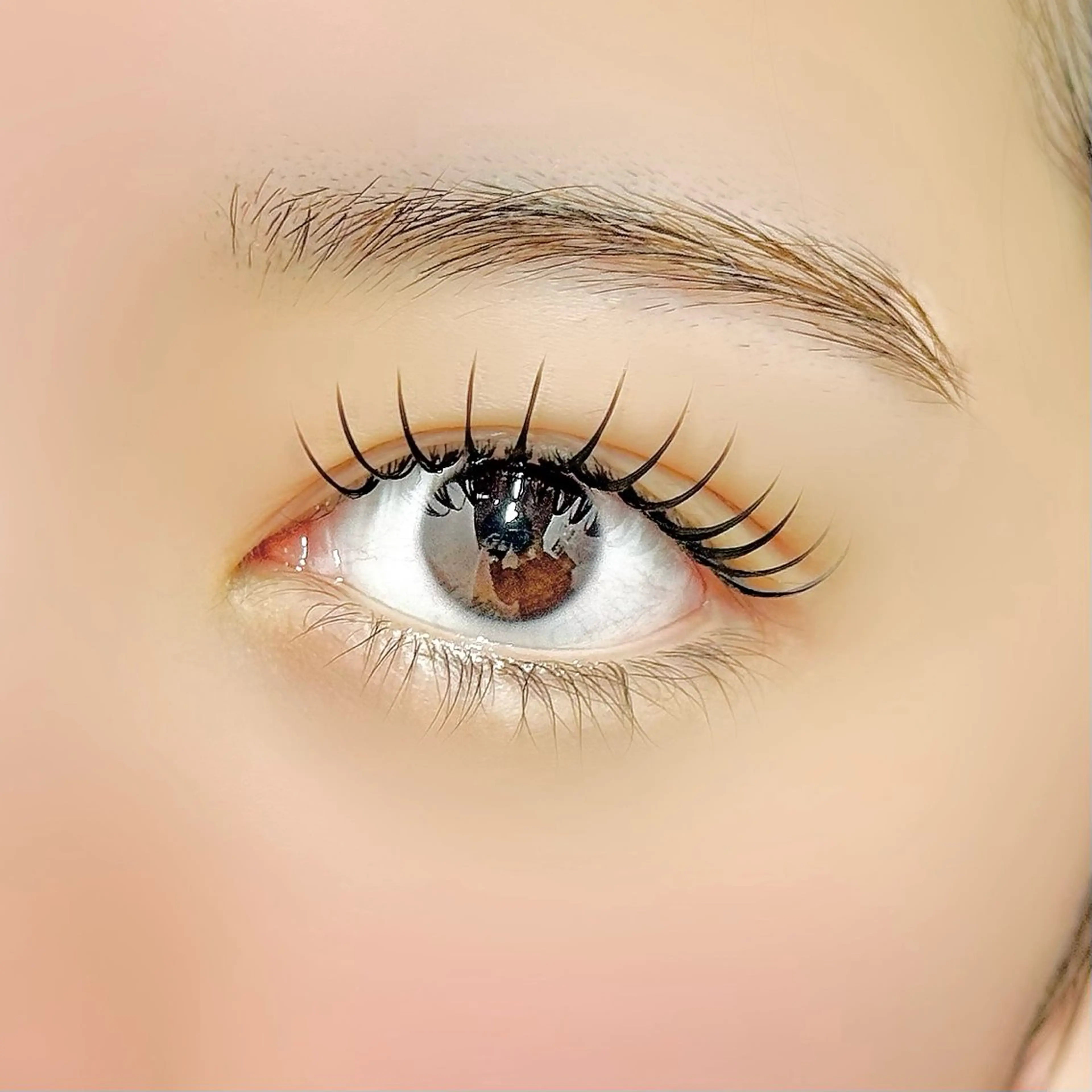 エク×パーマ（バインドロック80束×まつ毛パーマ）の写真