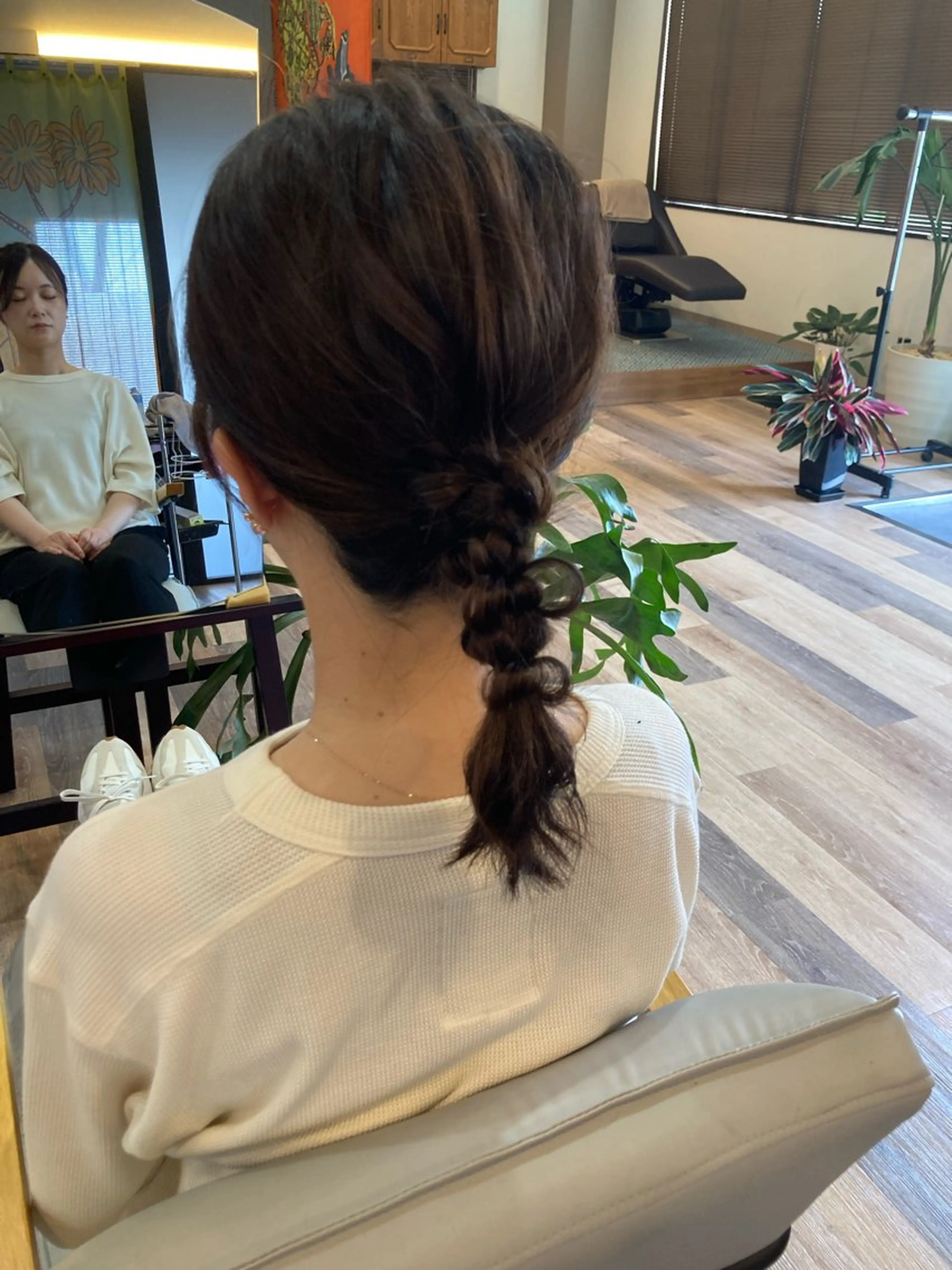 ミディアム ヘアセット 中野 紹江のヘアスタイル