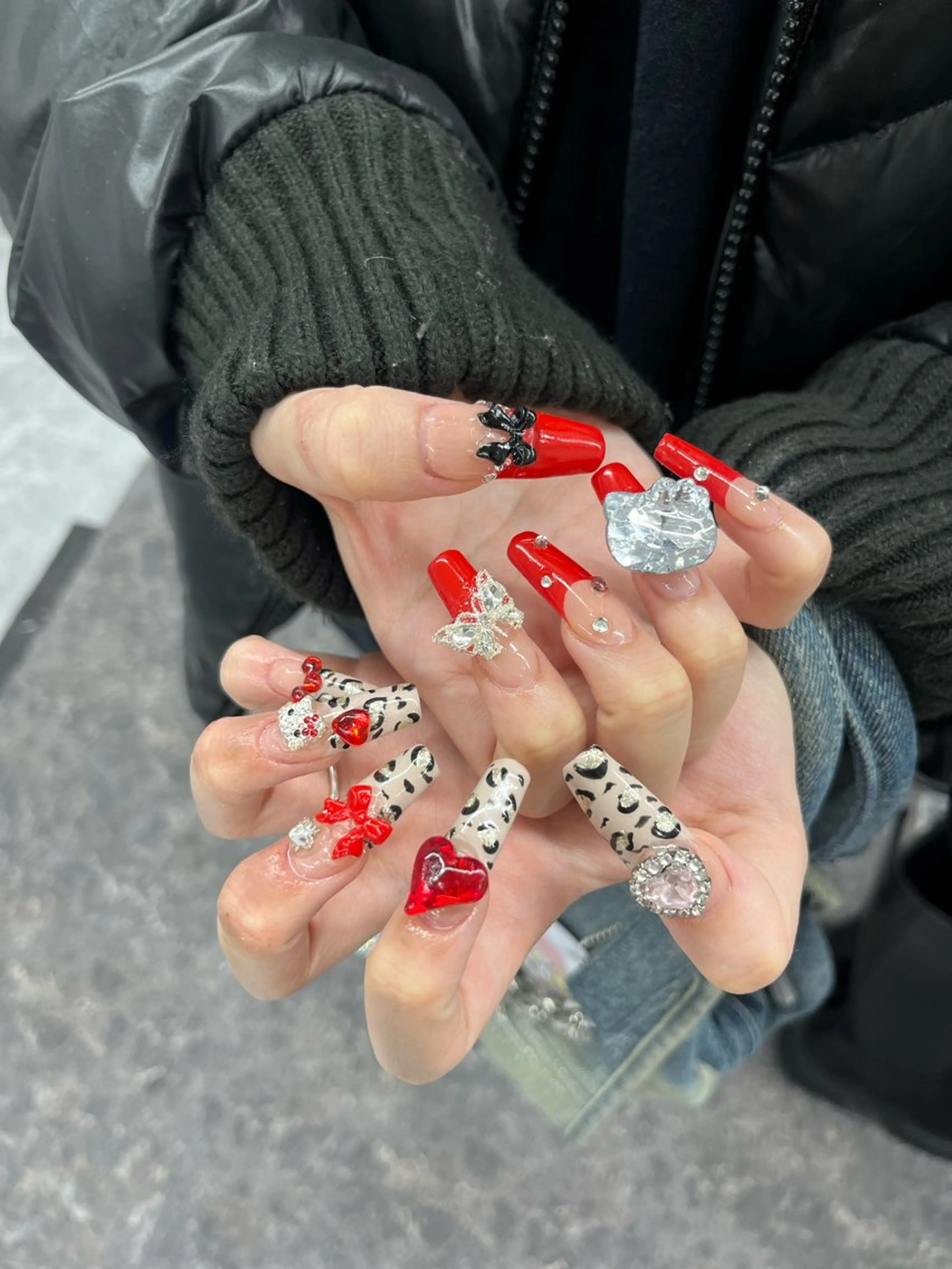 長さだし10本、持ち込みデザイン、パーツ何個でもつけ放題!の写真