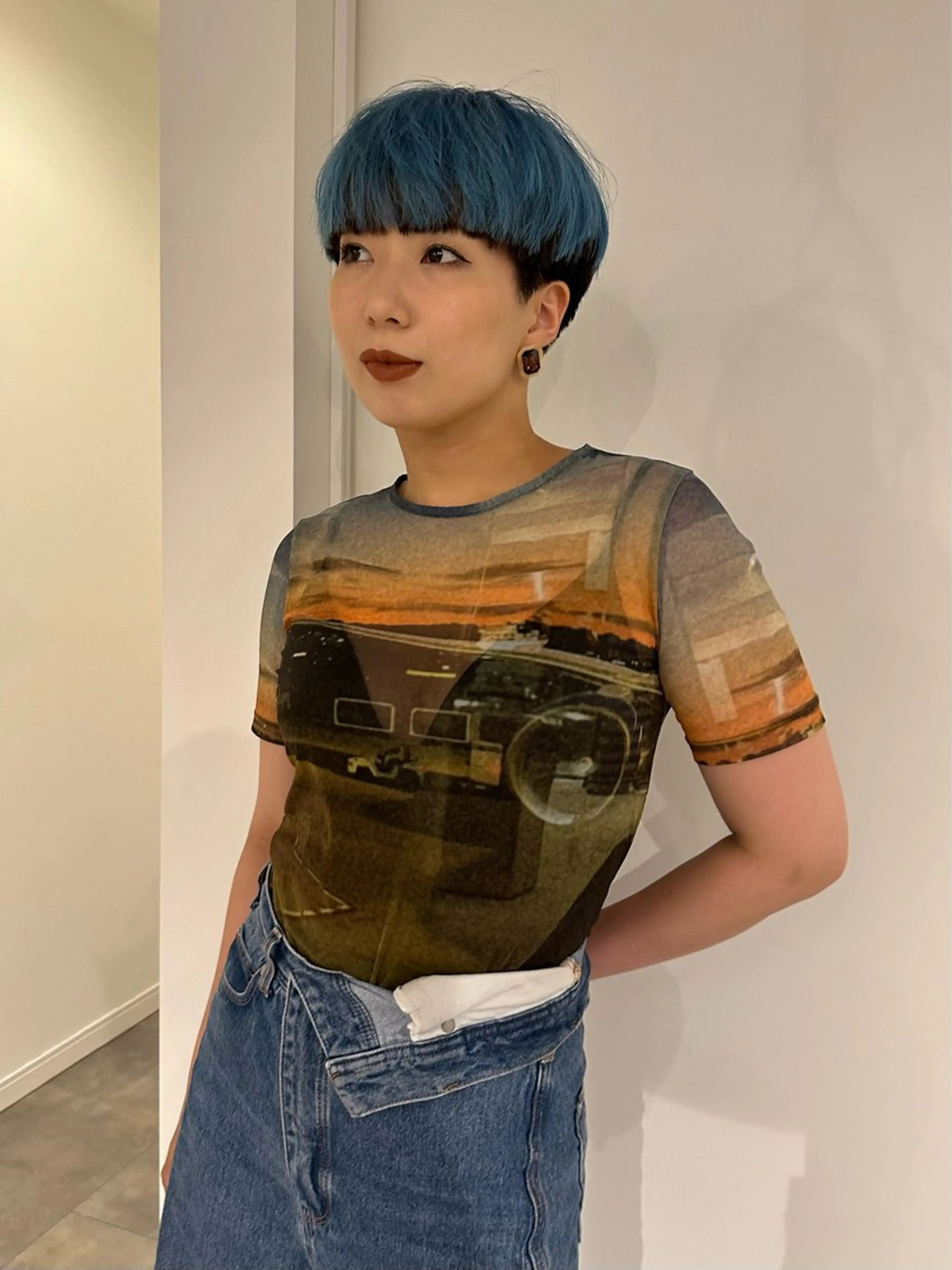 ショート カラー SUNDAZED所属・日沖 由紀子のヘアスタイル