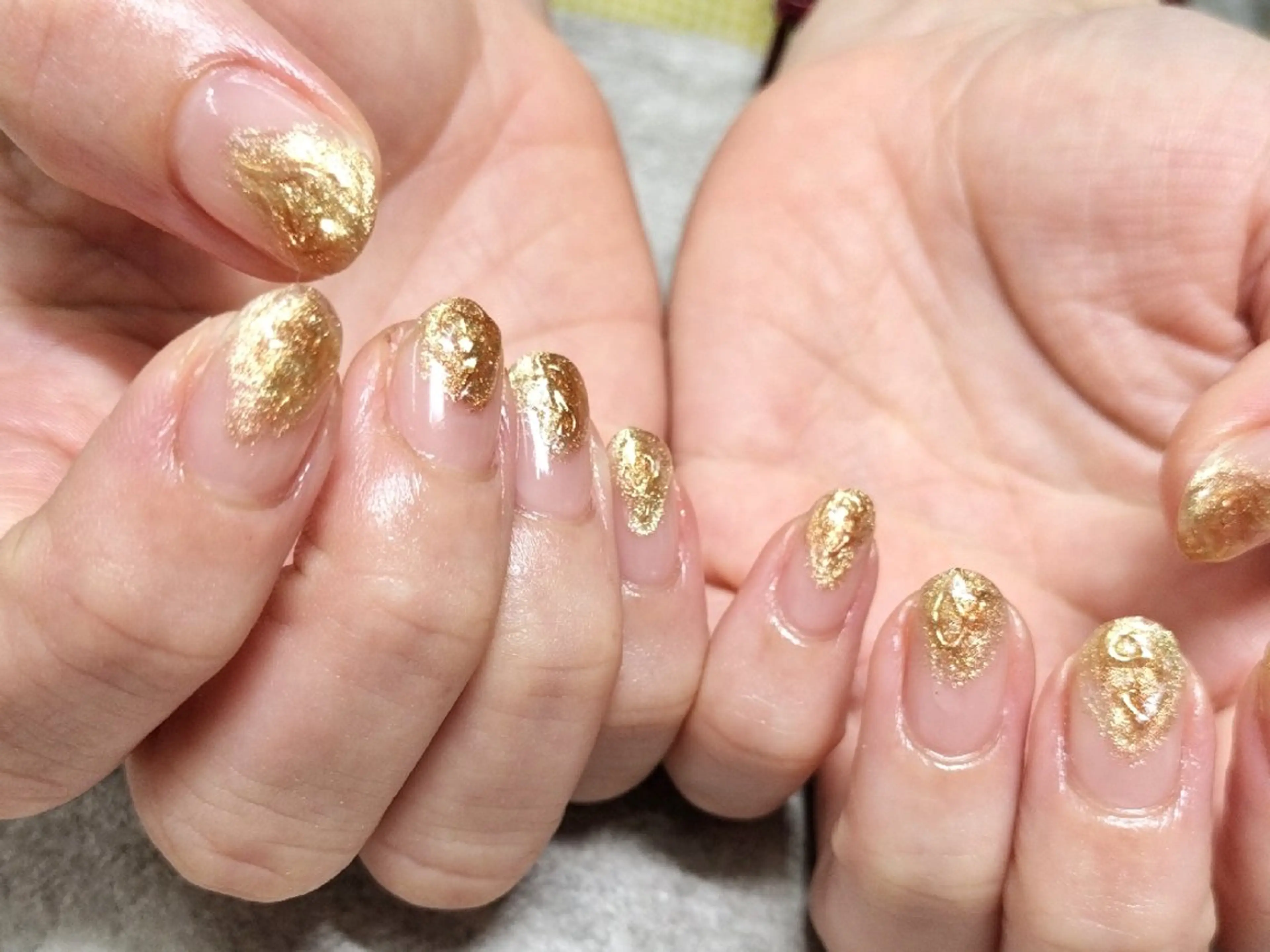 ネイル ミラーネイル ニュアンスネイル She by M【シーバイエム】パラジェル/ニュアンスネイル所属・She by M. Ryoukaのネイルデザイン