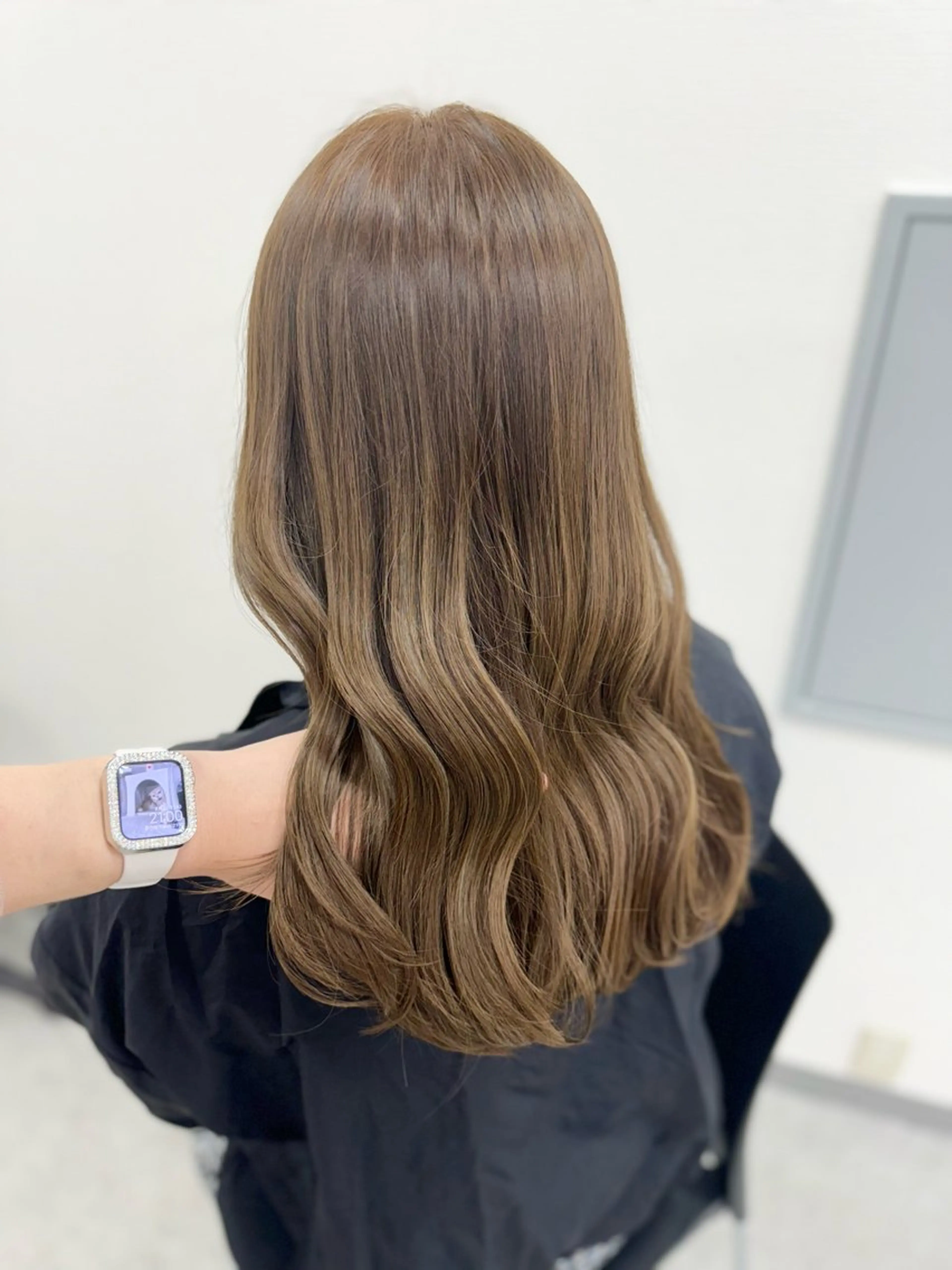 セミロング カラー ヘアカラー トリートメント ヘアセット 🎀愛されgirly ヘア🫧Ayakaのヘアスタイル