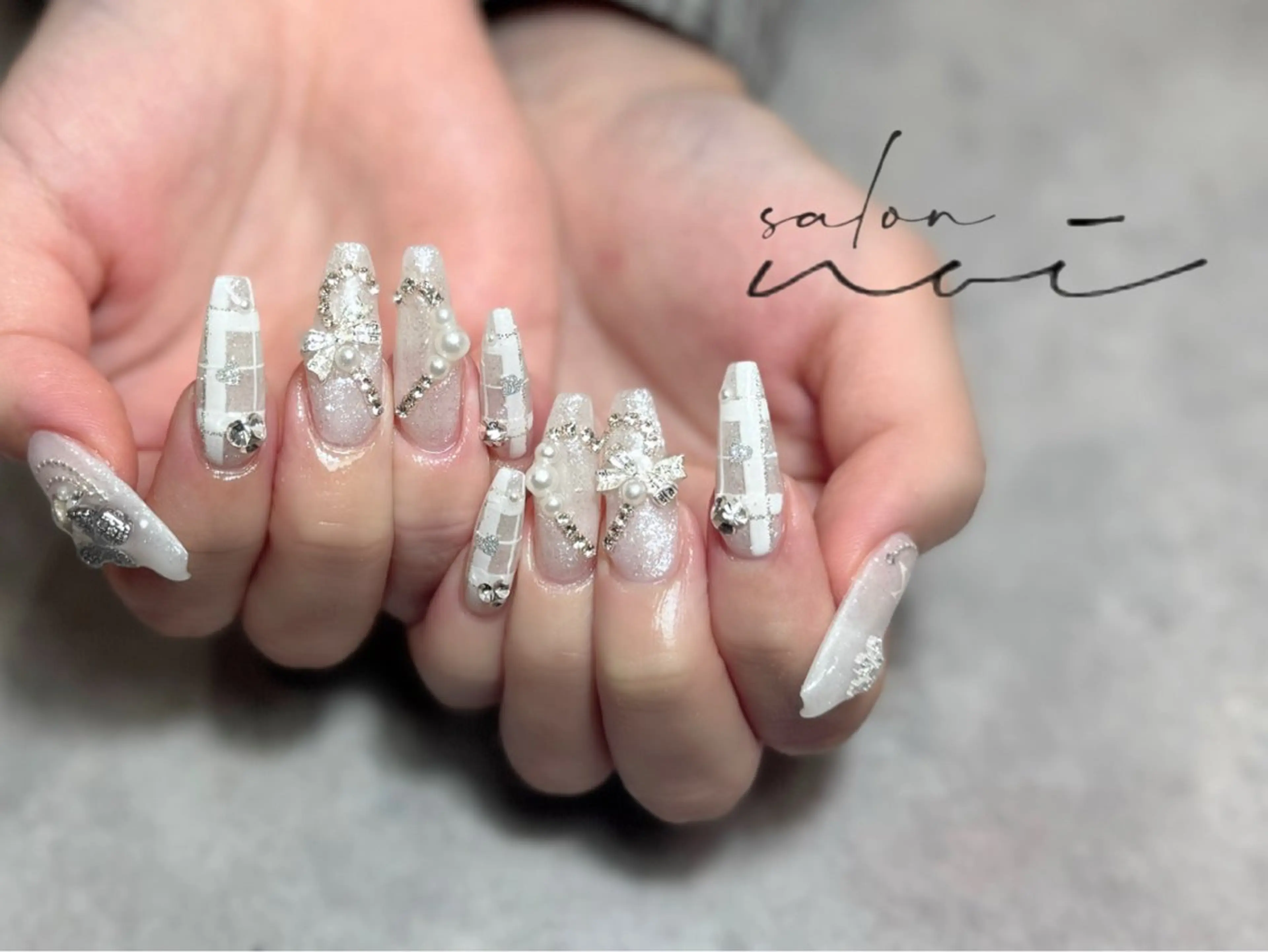 ネイル ハート ハンドネイル salon noi所属・salon noiのネイルデザイン