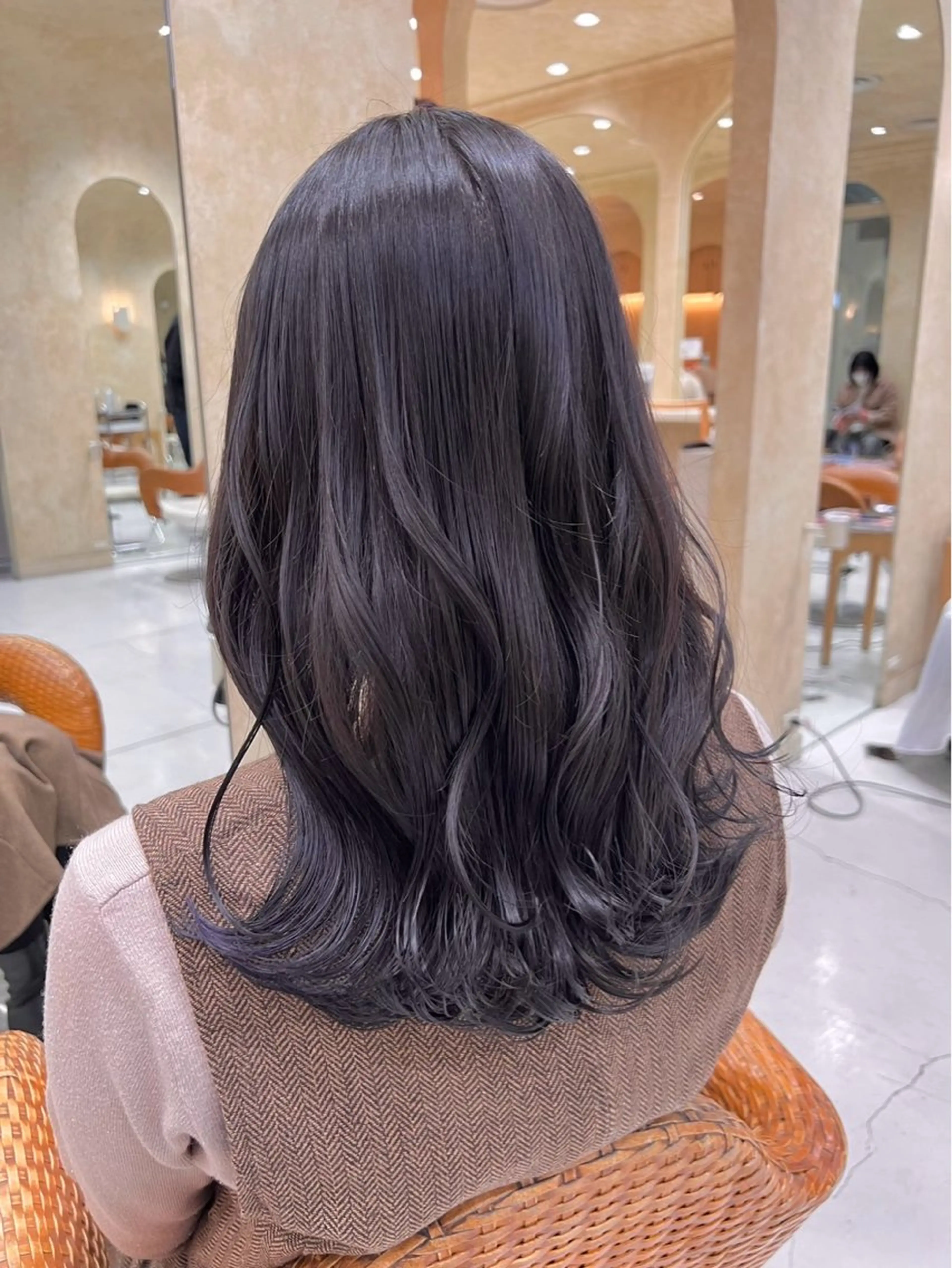 ロング カラー 竹内 亜由夢のヘアスタイル