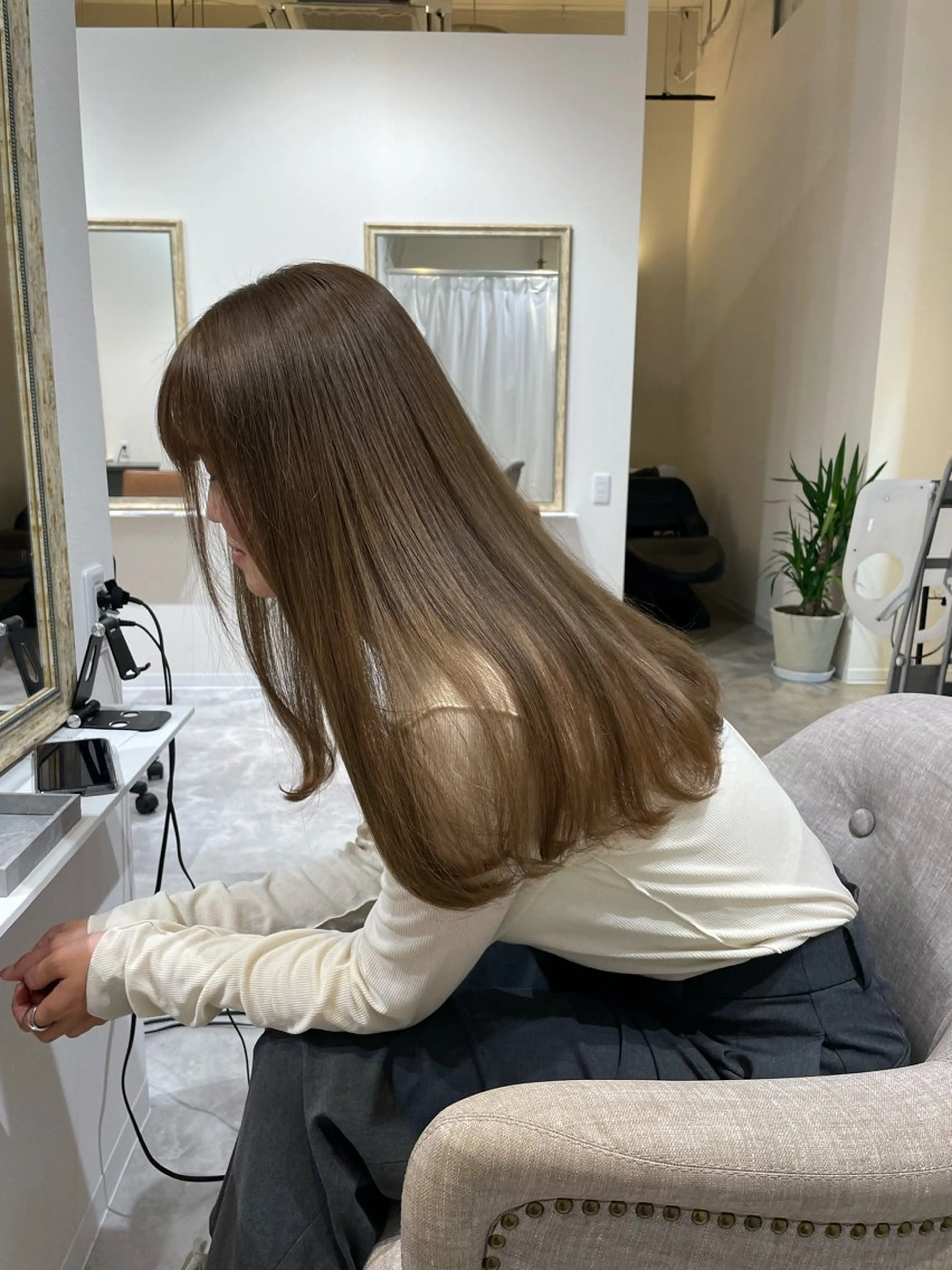 ケアブリーチ➕オンカラー 透明感プラスカラー♡♡の写真