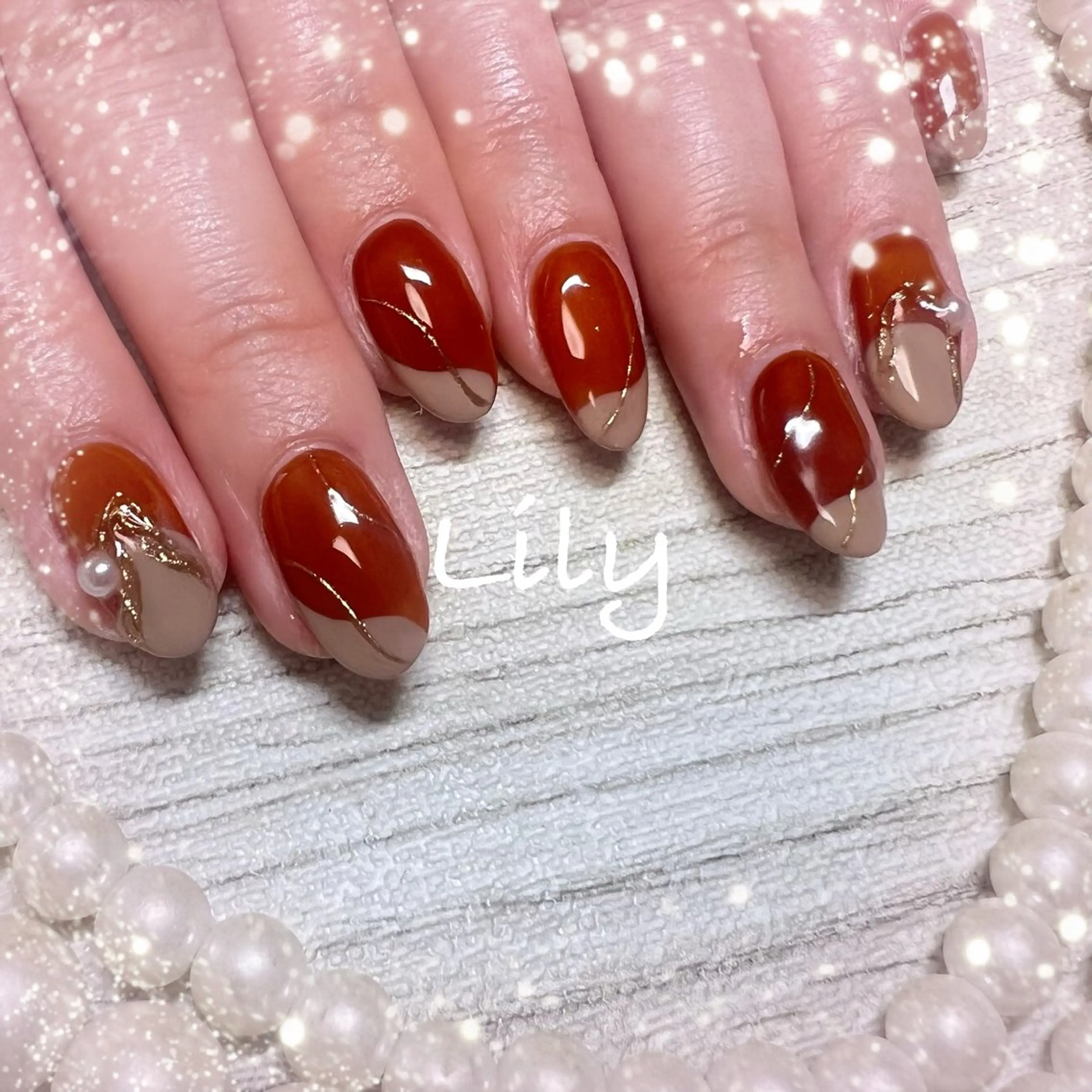 ネイル ハンドネイル Nailsalon Lilyのネイルデザイン