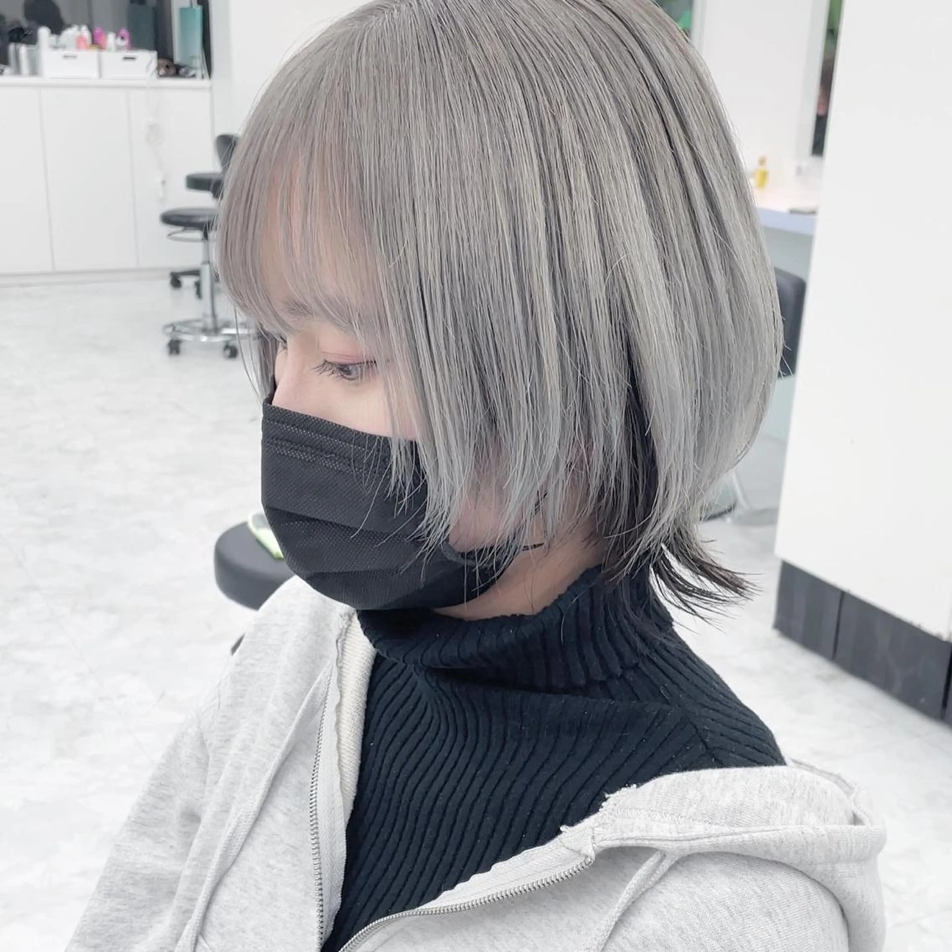 ミディアム ウルフカット カット トリートメント SALOWIN 札幌大通り店所属・🏆ウルフ/レイヤー 指名No.1山口圭佑のヘアスタイル