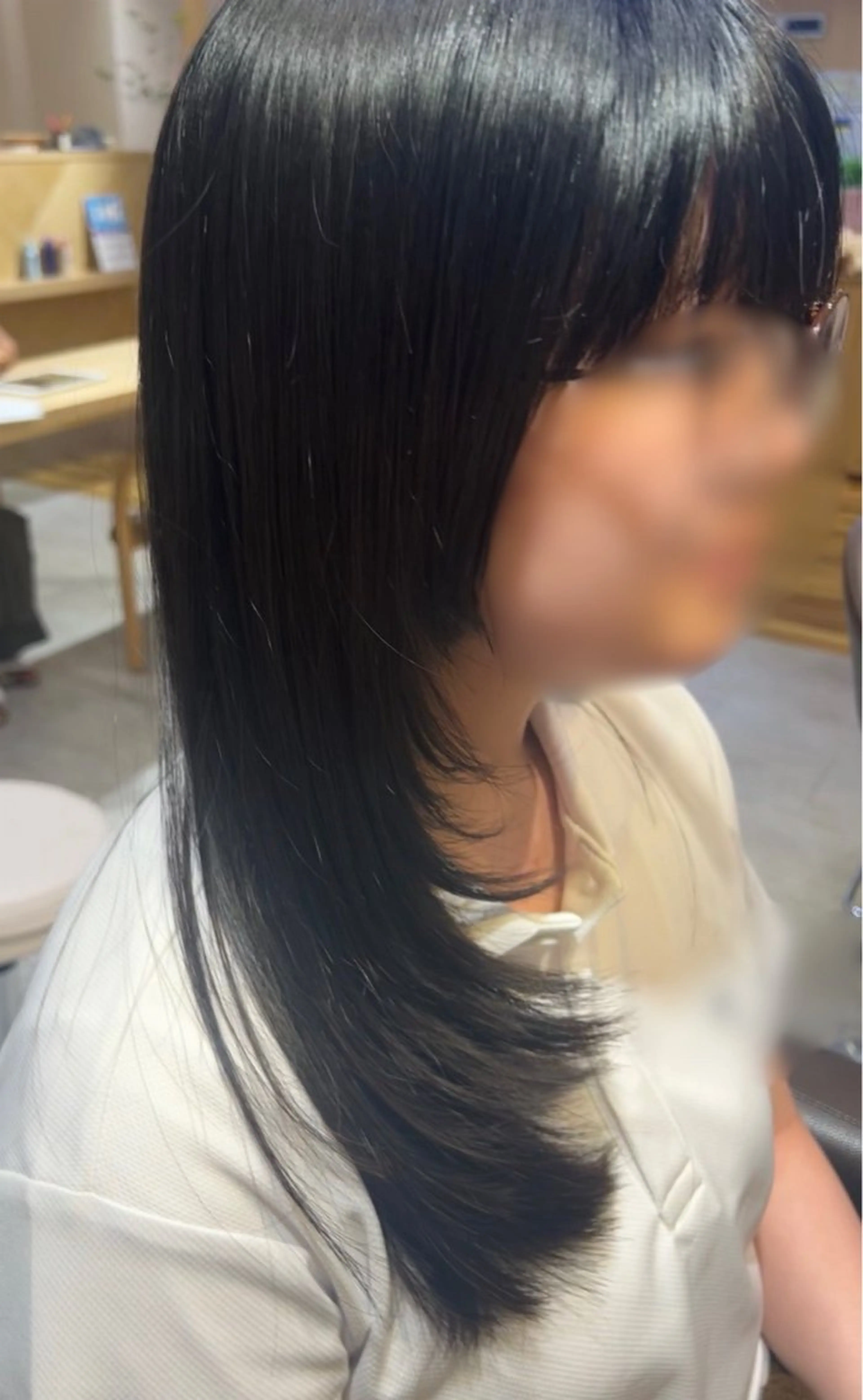 ロング 顔周りカット レイヤーカット レイヤー/似合わせ カット横川夕華🫧のヘアスタイル