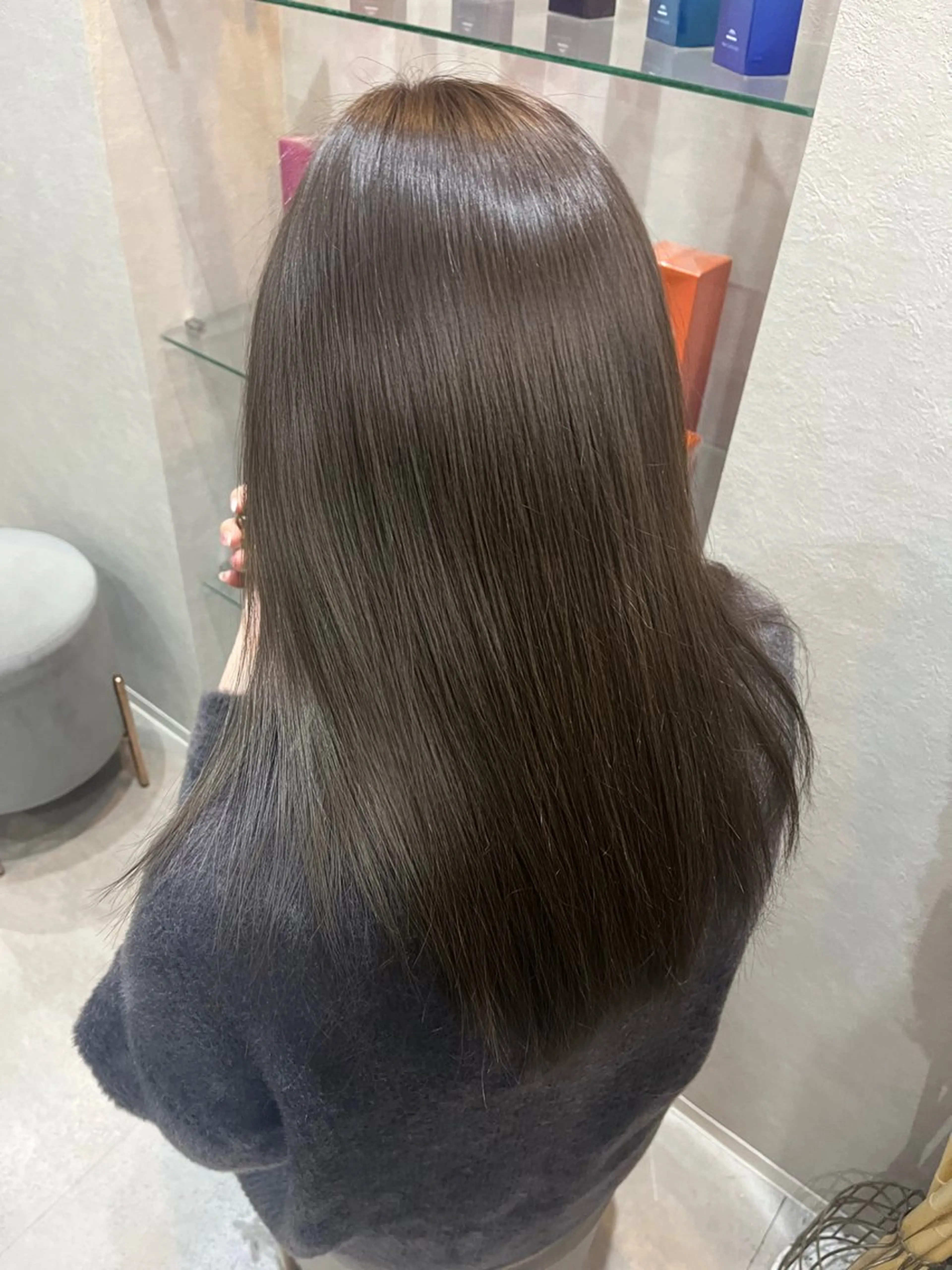 セミロング カット ヘアカラー 髪質改善/Color Couture るなのヘアスタイル