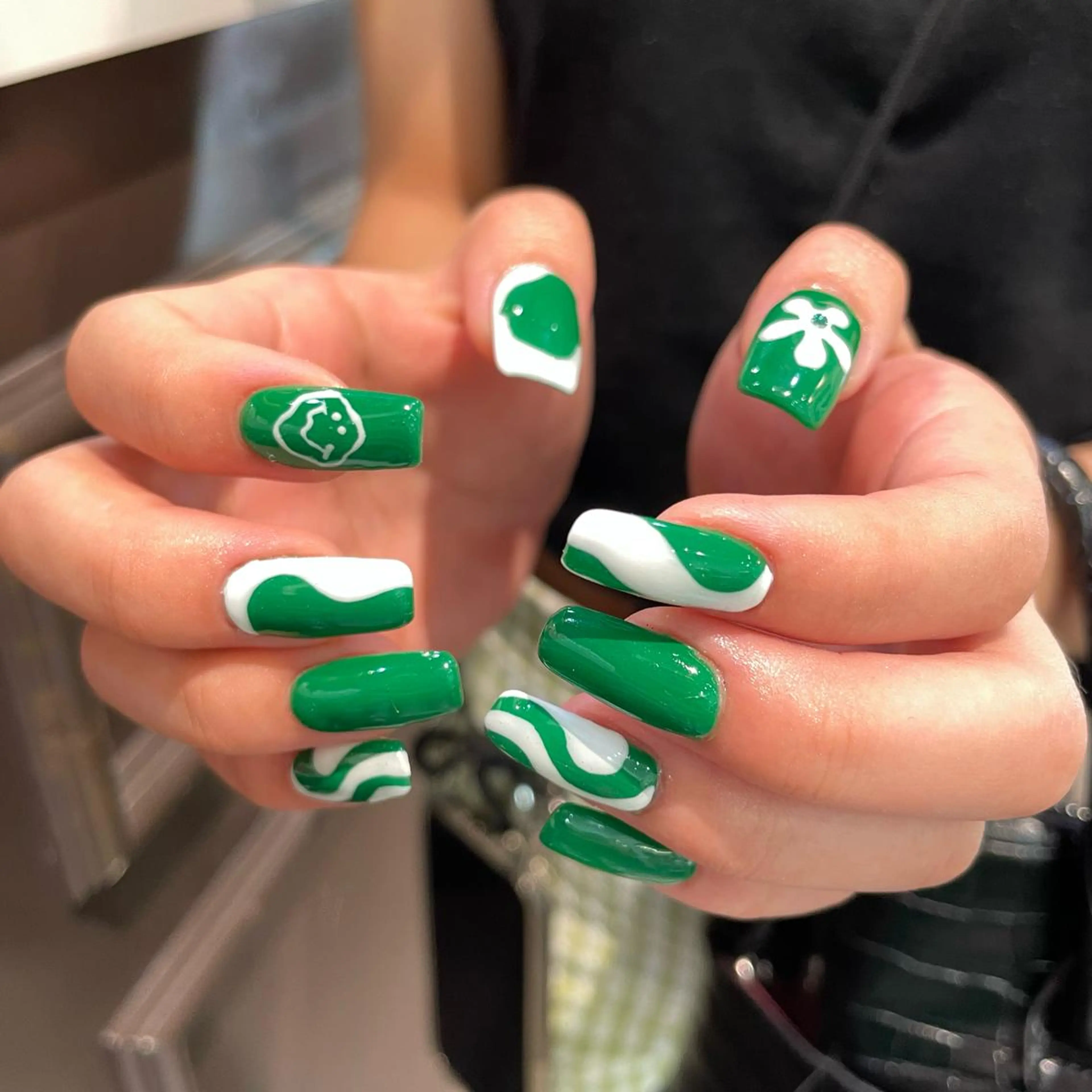 ネイル 長さ出し 個性派ネイル 🌼 ハルカ ♡のマツエク・マツパデザイン