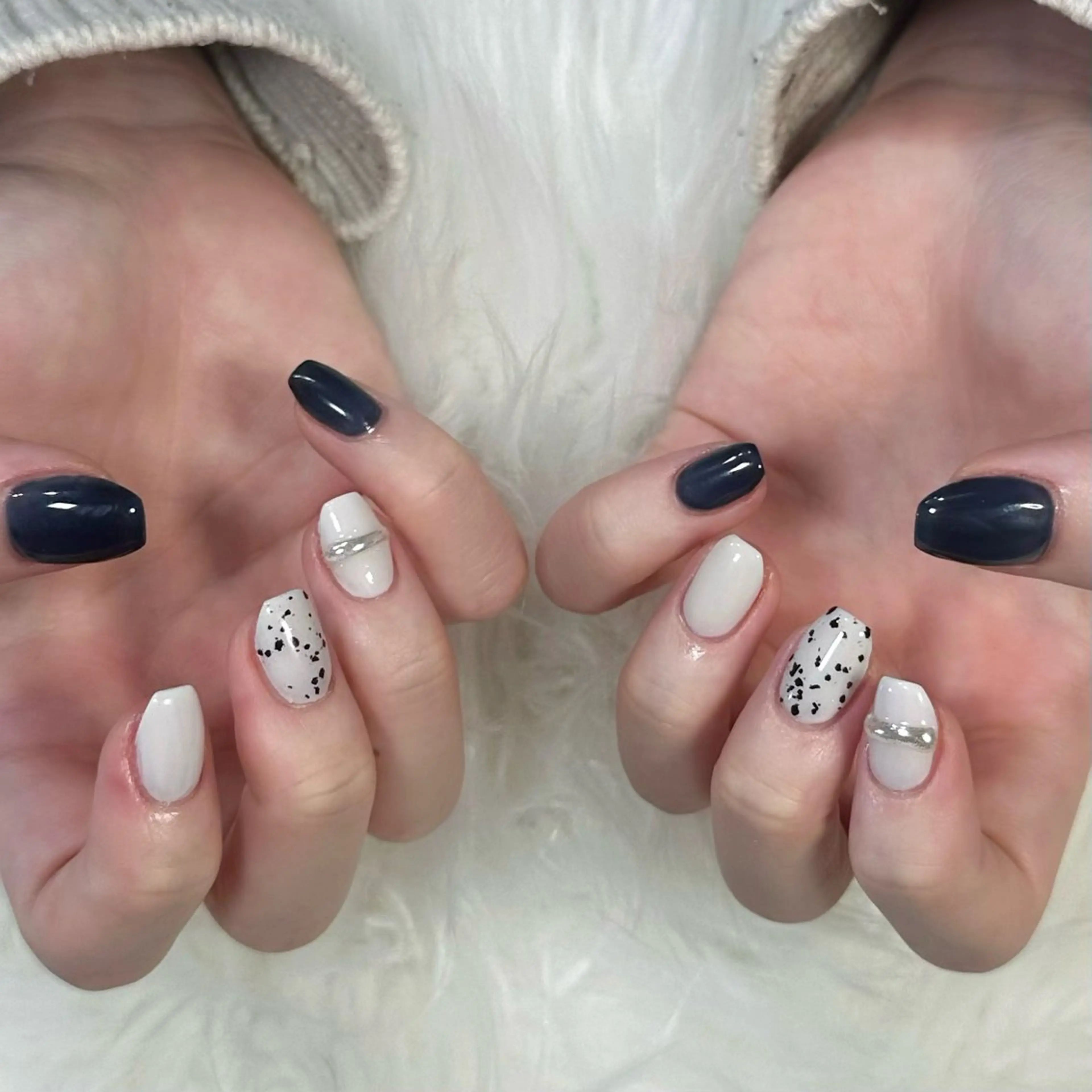 ネイル オフィスネイル シンプルネイル nail&eye pang hinaのネイルデザイン