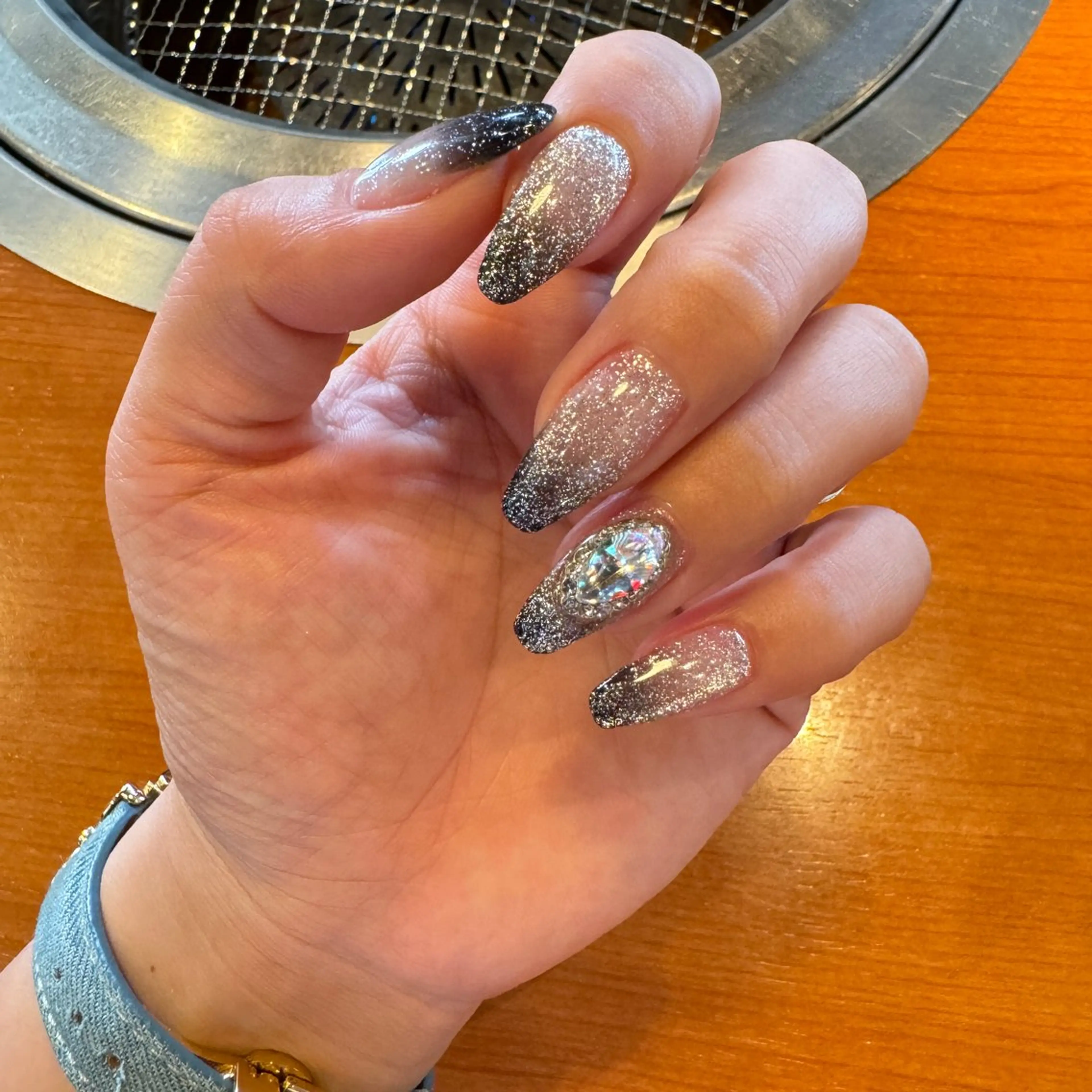 ネイル グラデーション マグネットネイル Girasol YUKIのネイルデザイン