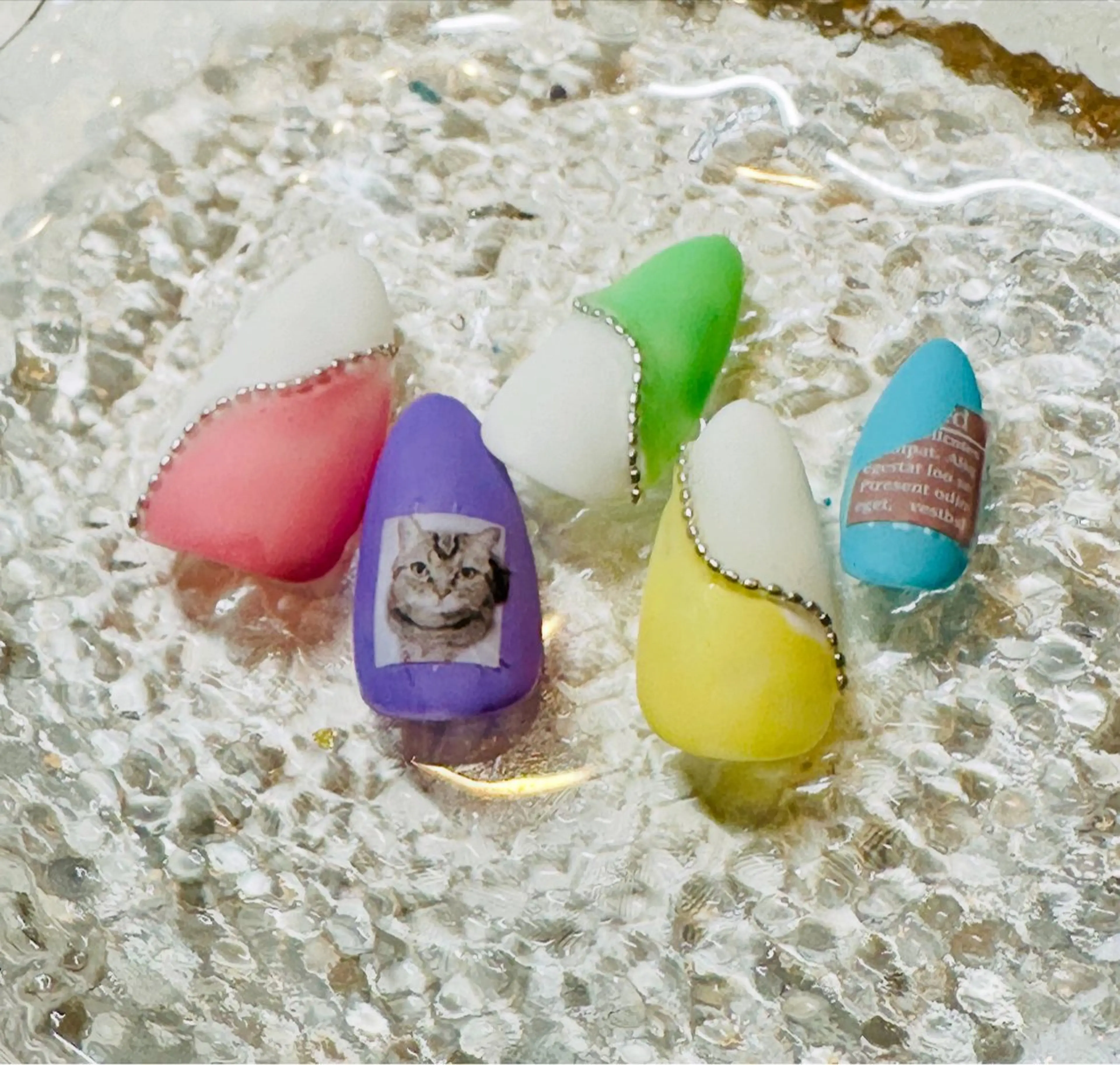 ネイル アートネイル オーロラネイル マグネットネイル マットネイル オフィスネイル ネイルサロンエレノア所属・田端 笑理菜のネイルデザイン