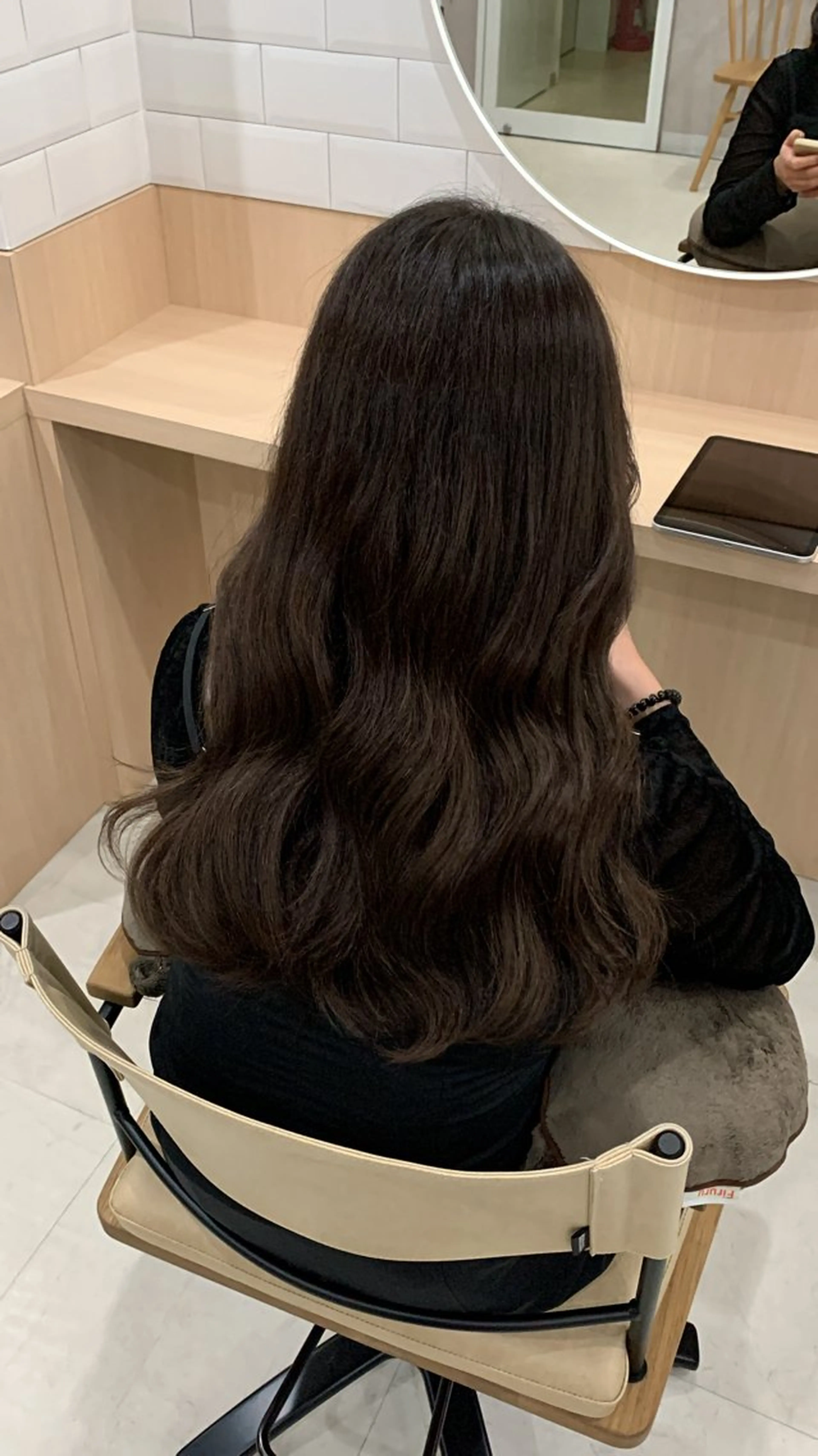 ロング カラー 田中 怜菜のヘアスタイル