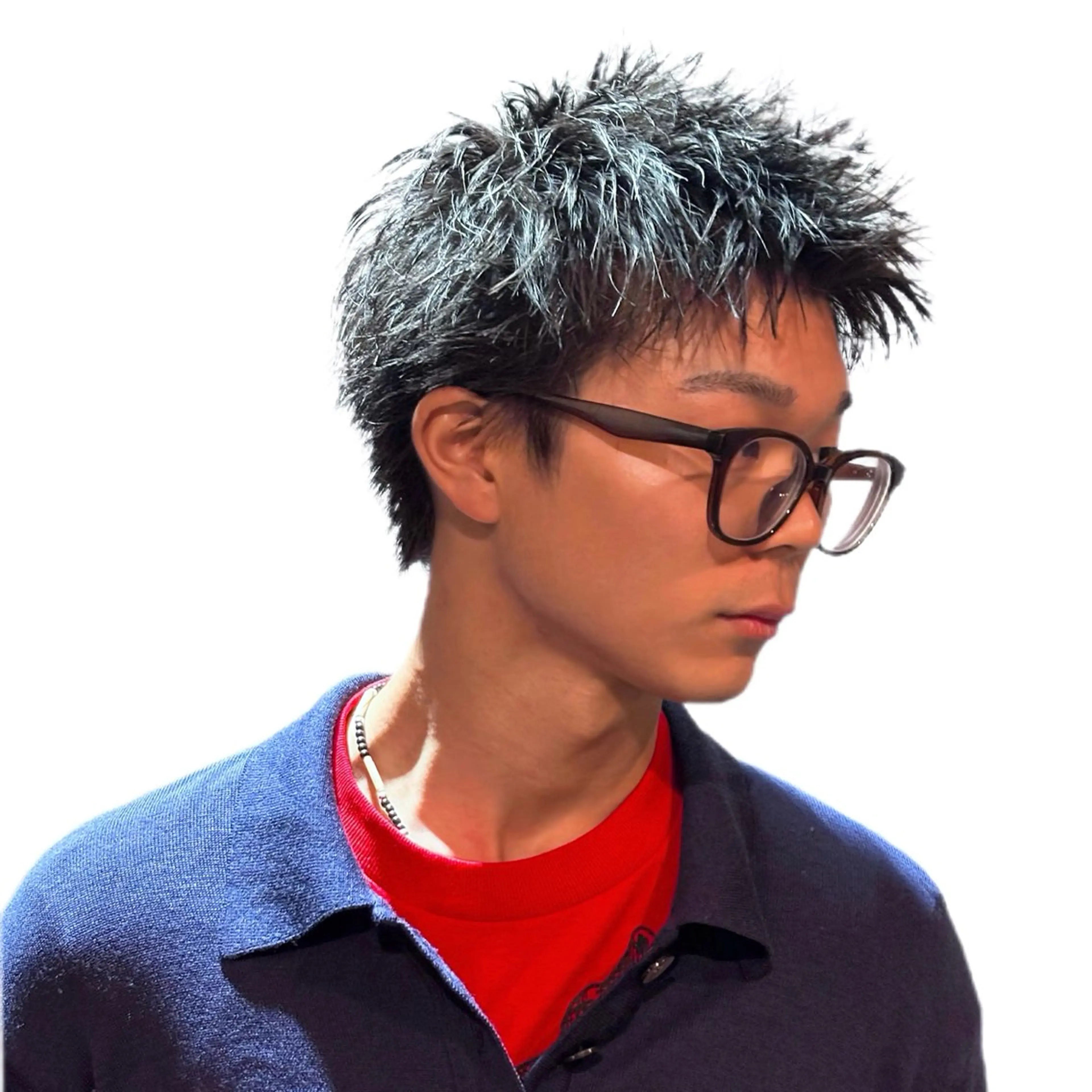 メンズ スパイキーショート 池袋メンズ縮毛矯正 ｜玉城柊平のヘアスタイル