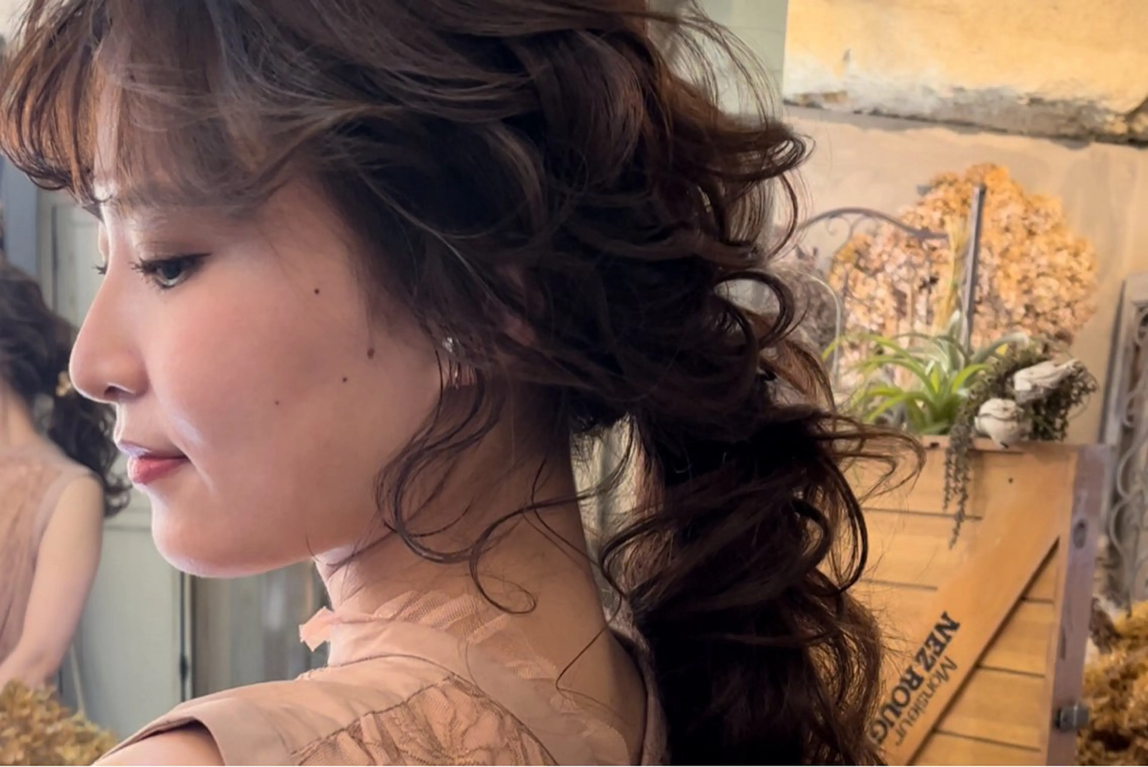 セミロング ヘアカラー hair studio nico…所属・シモイケ ルアのヘアスタイル