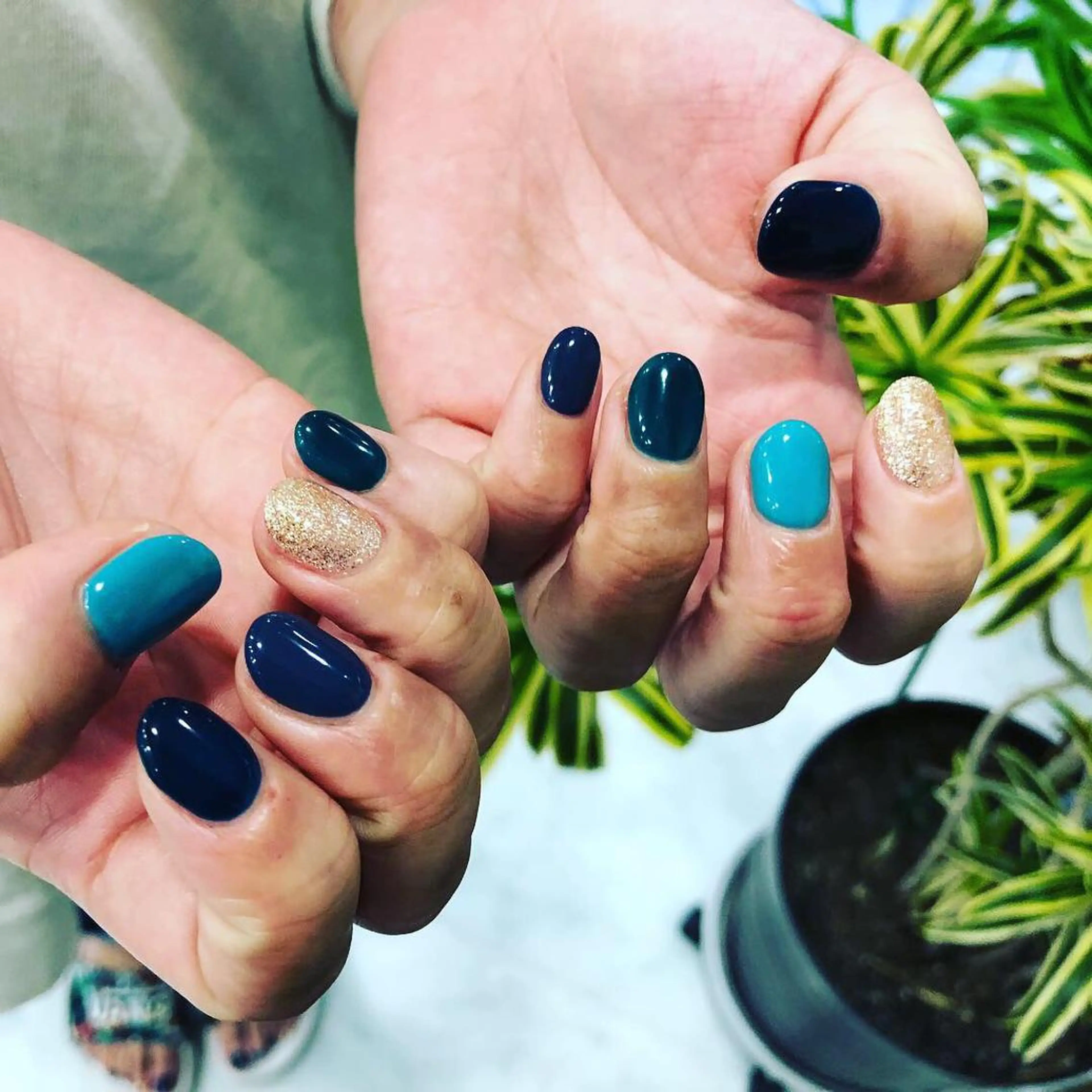 ネイル s/w _shokoのネイルデザイン