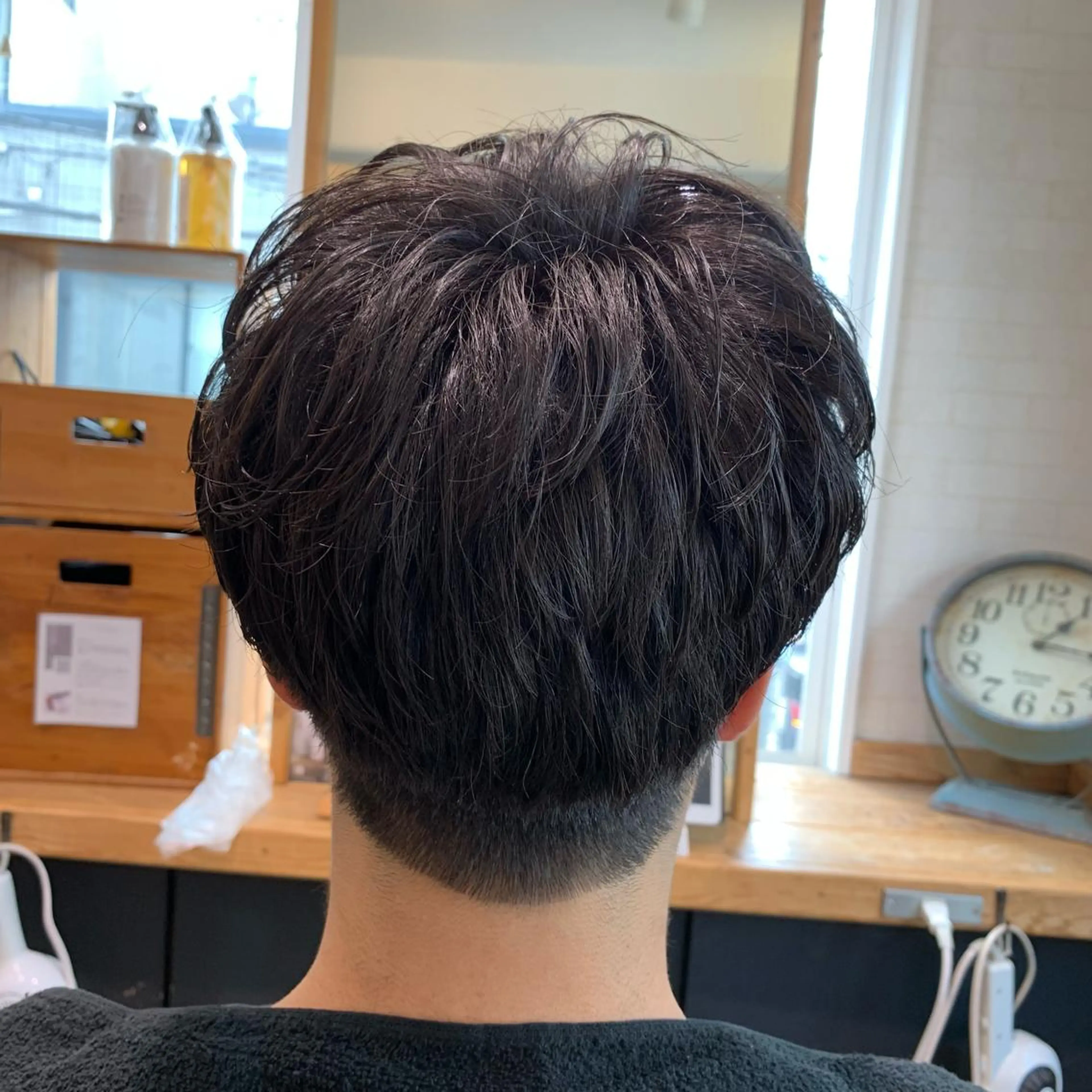 ショート パーマ メンズ カット パーマ ノグチ ナツコのヘアスタイル