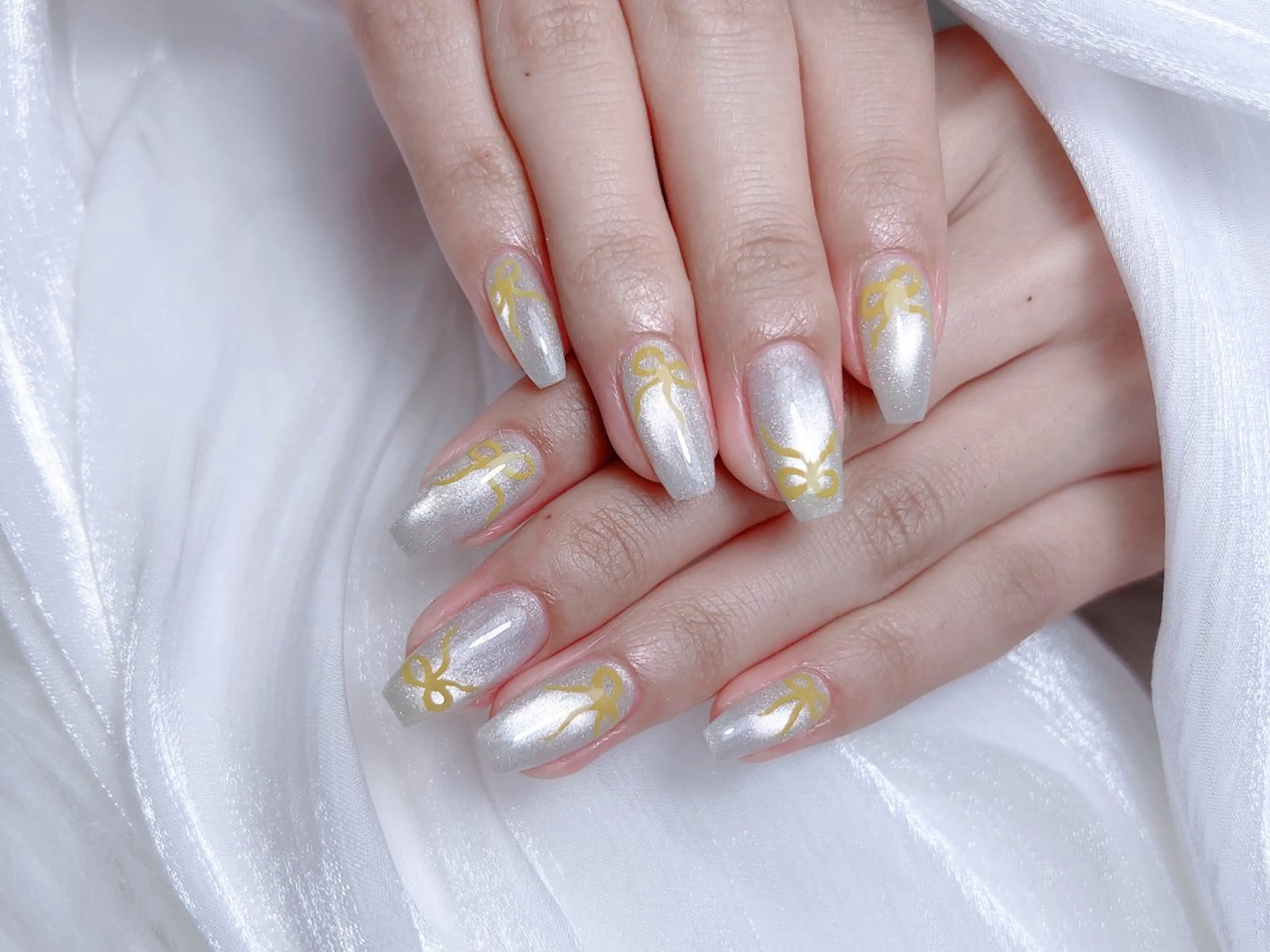 ネイル ハンドネイル M🌷nail 長さだし専門店のネイルデザイン