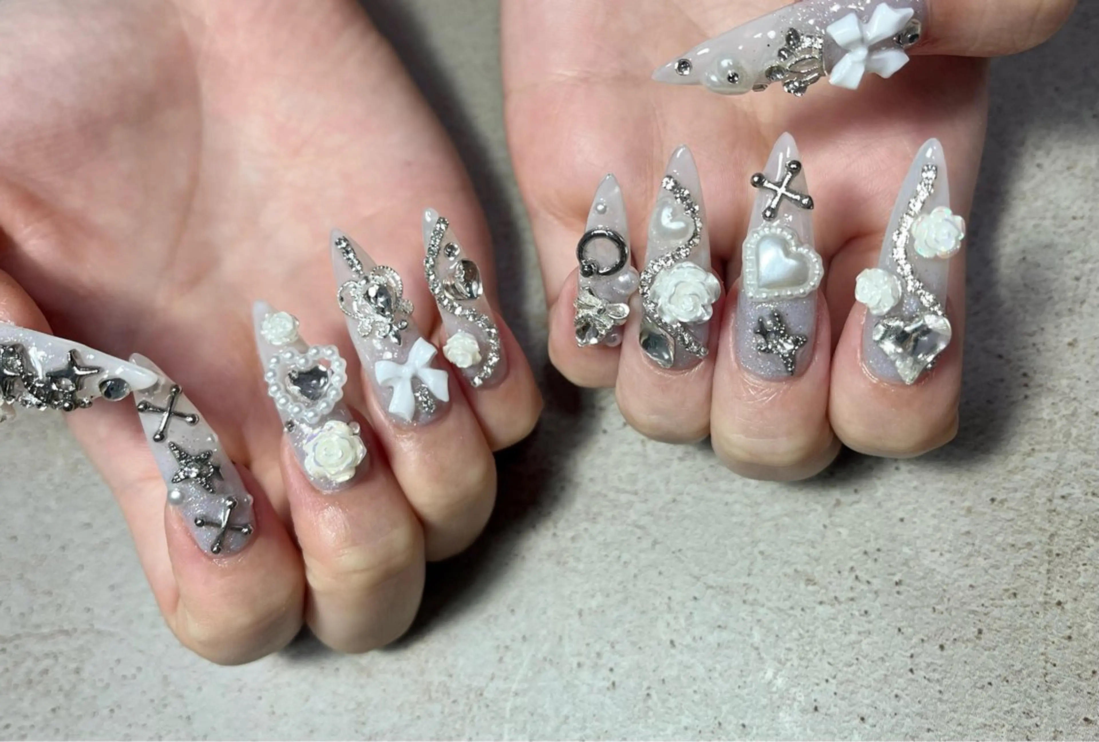 ネイル ハンドネイル goldgleams ちなのネイルデザイン