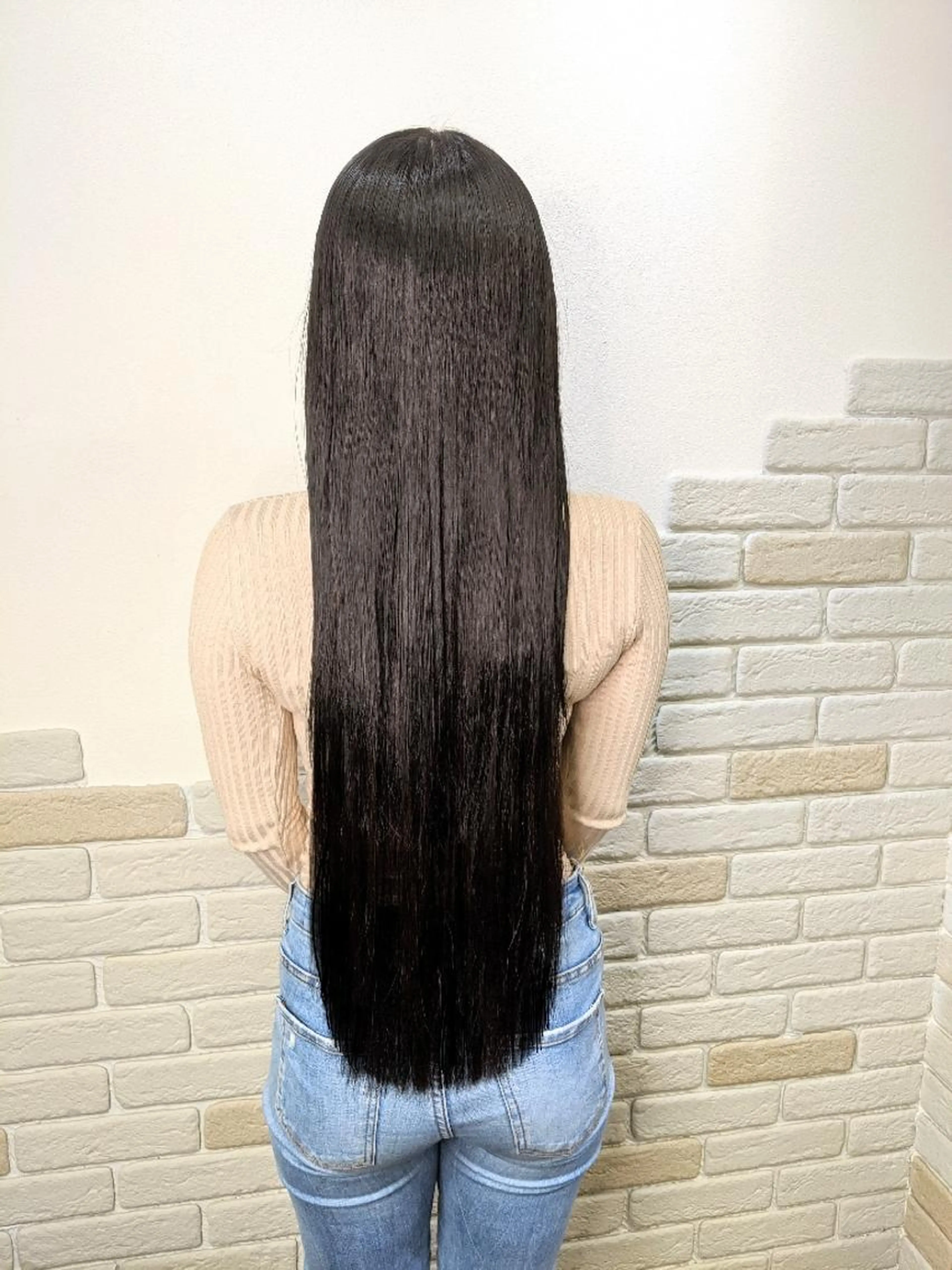 【艶々✨】ストレートorワンカール(土日+¥300)ヘアセットメニュー※早朝料金別途の写真