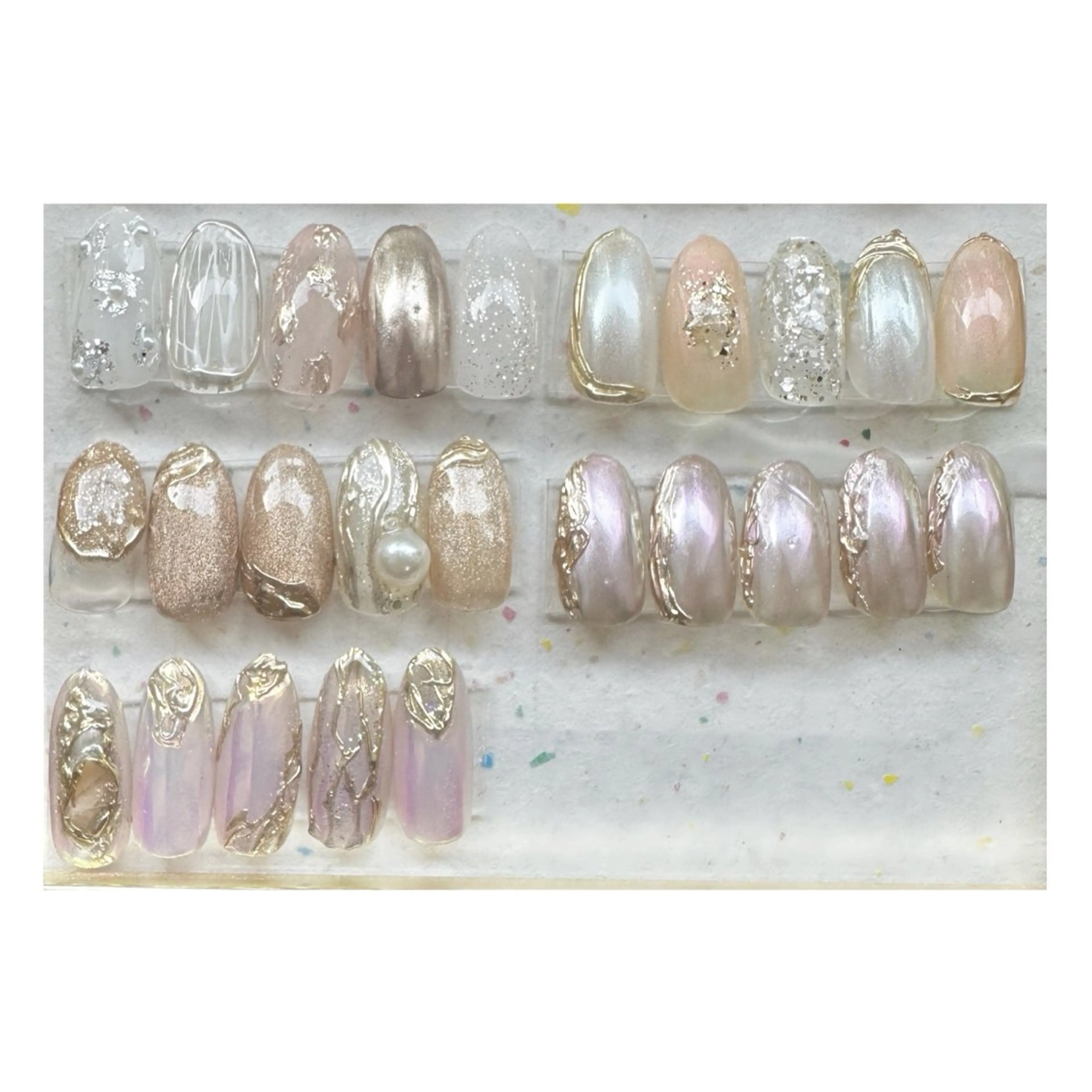 ネイル オーロラネイル ミラーネイル YURI ◡̈ nagoyaのネイルデザイン