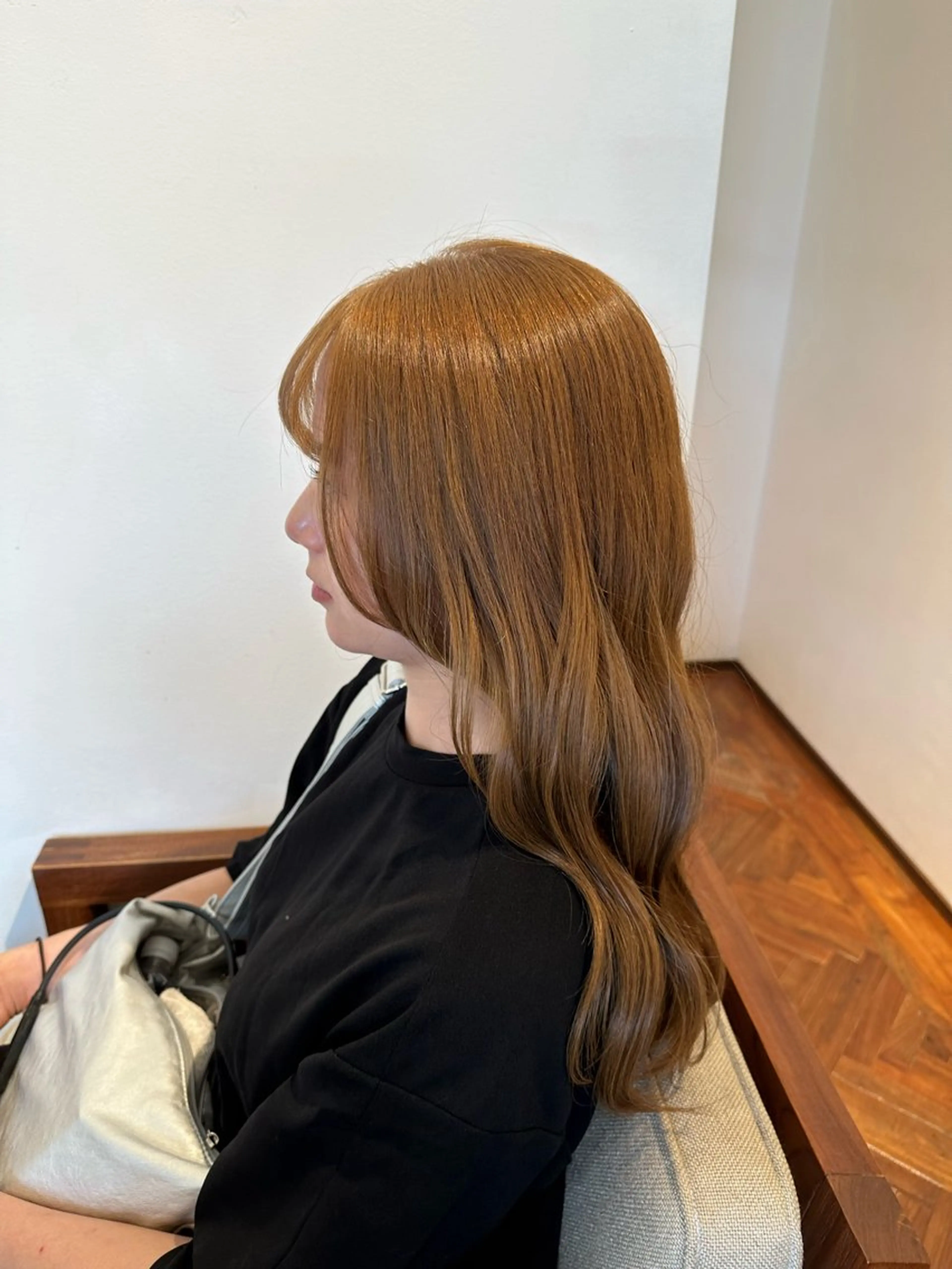 ロング カラー ベージュカラー ブリーチ ブリーチなしカラー 鈴木 優斗のヘアスタイル