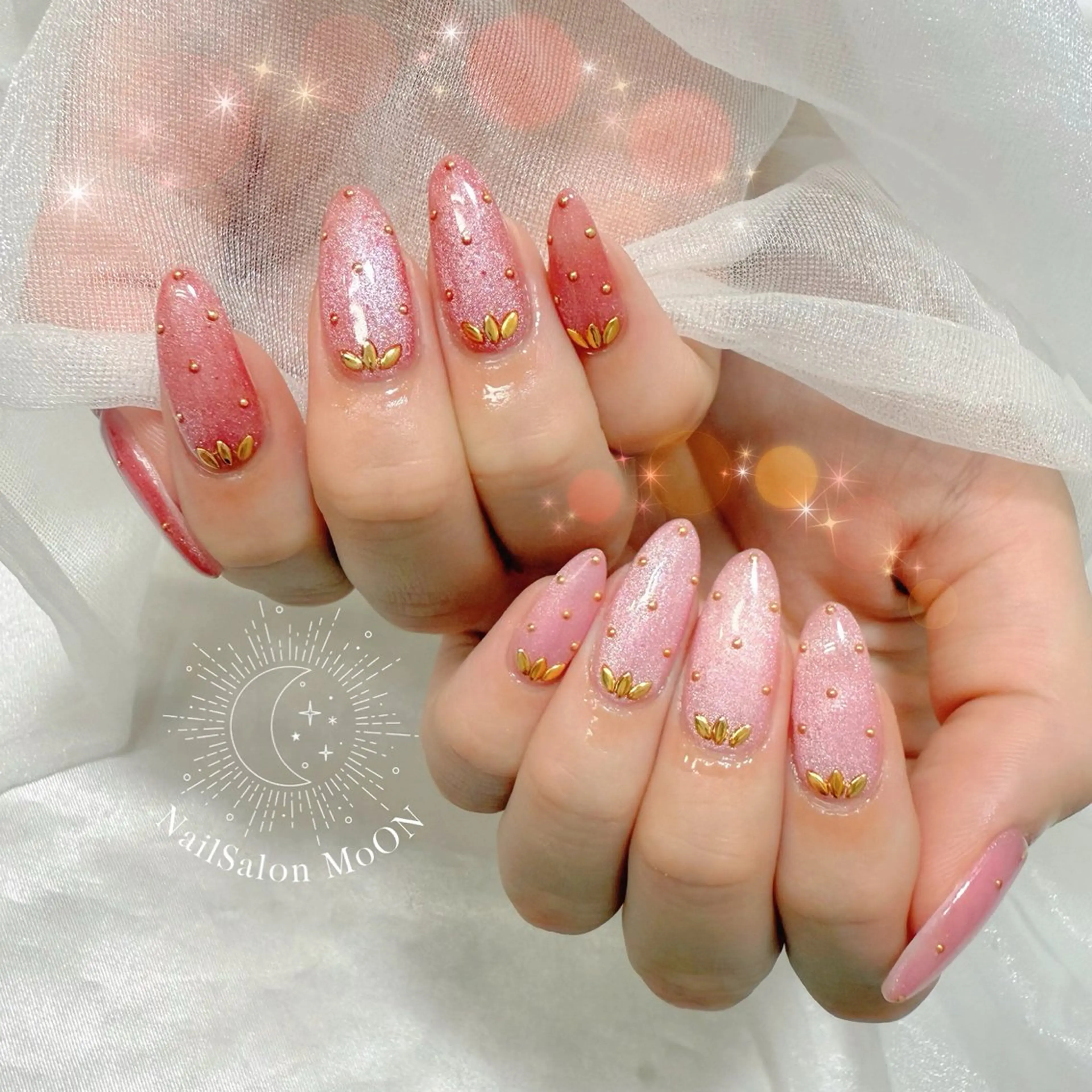 ネイル ハンドネイル ハンドケア MoON...❤︎ MeGuのネイルデザイン