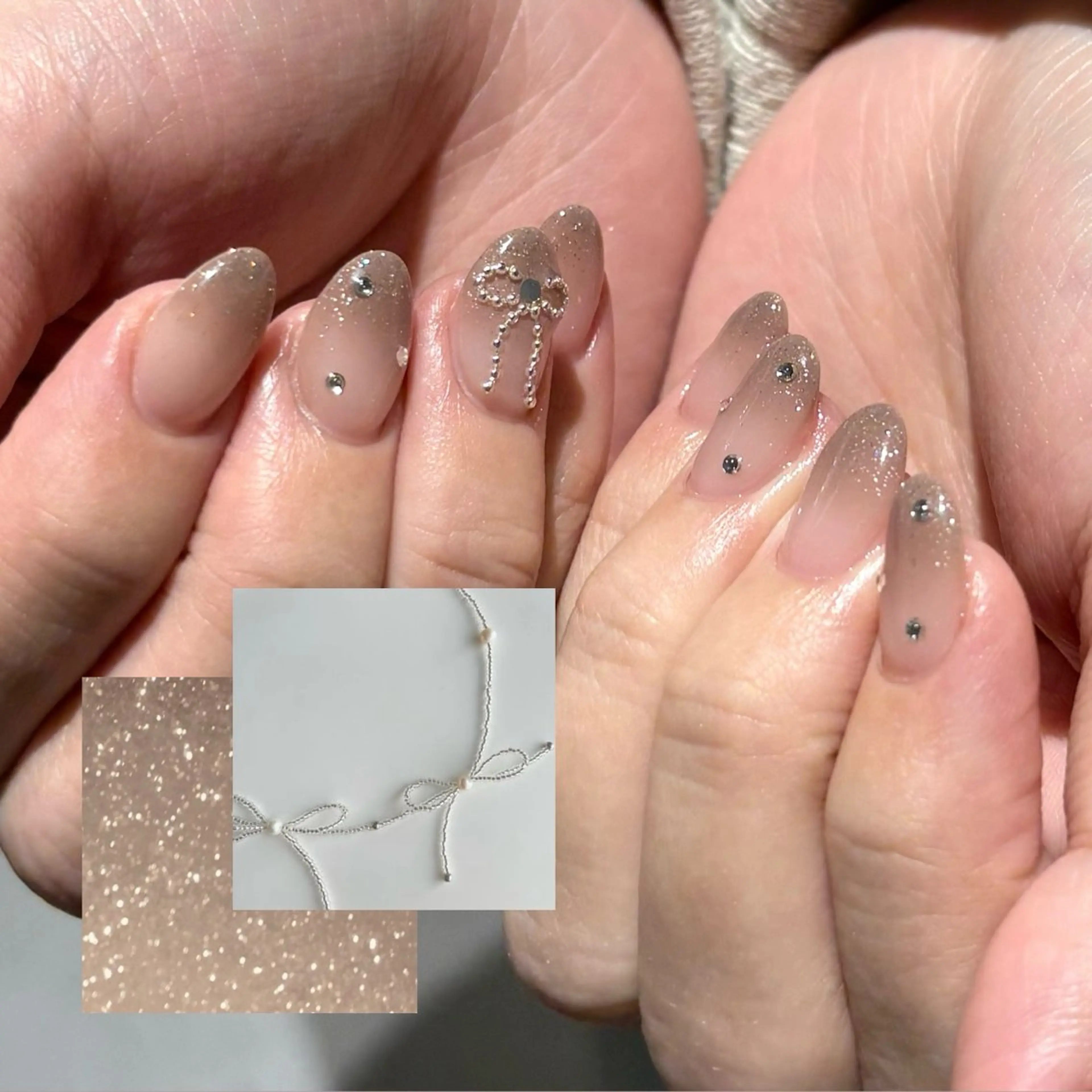 ミディアム ハンドネイル 星 みづきのネイルデザイン