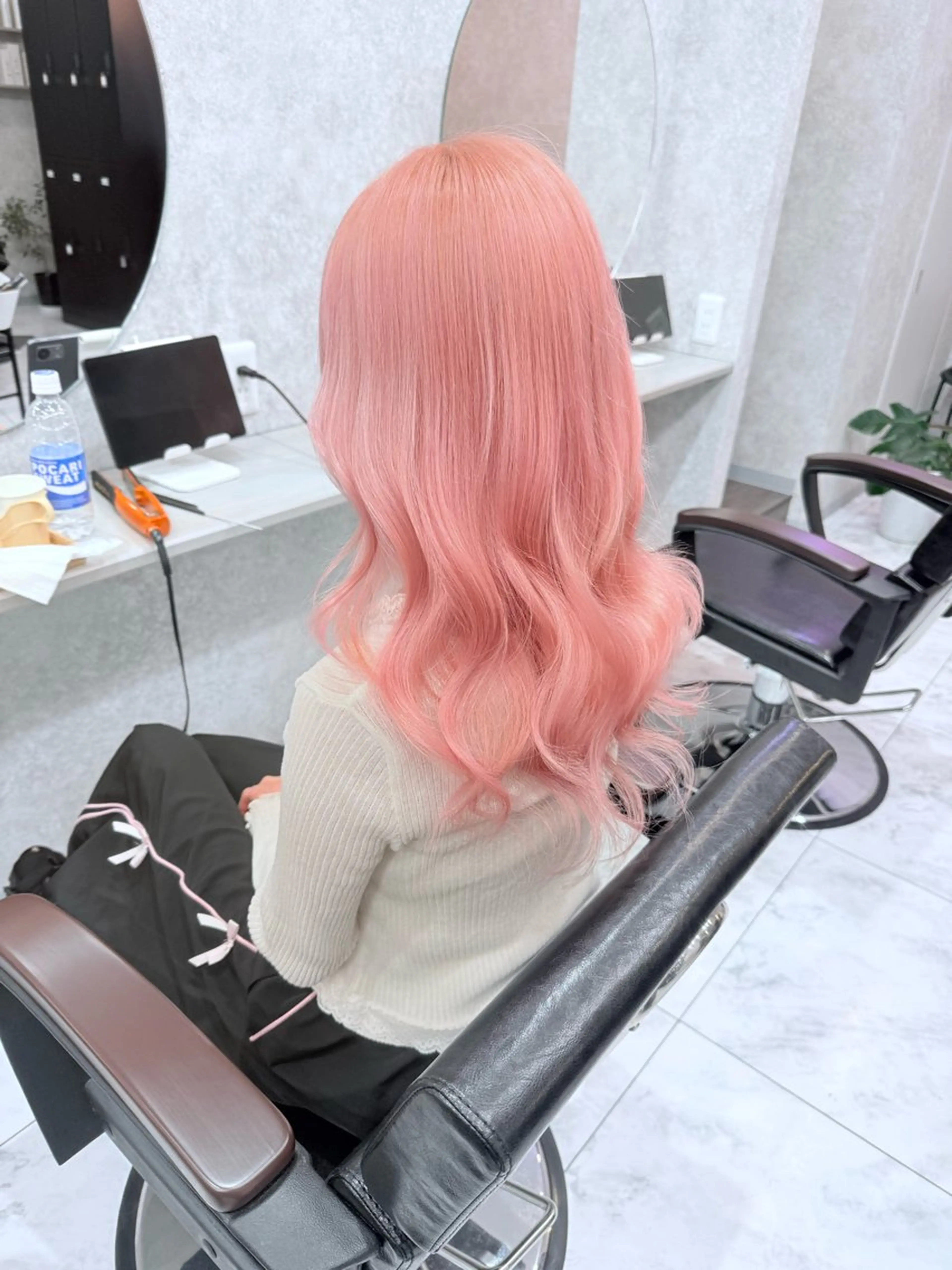 ロング カラー ブリーチ ケアブリーチ デザインカラー ダブルカラー ハイトーンカラー ヘアカラー 🌈派手髪ハイトーン 🌈鈴木亮太🌈のヘアスタイル